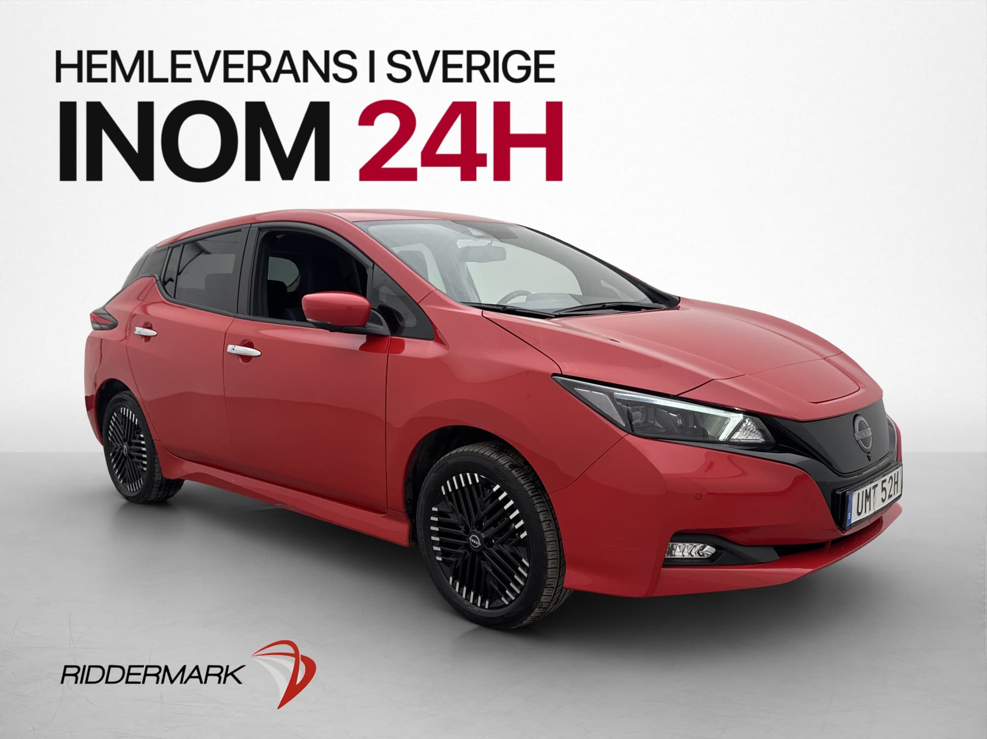 Nissan Leaf 62 kWh N-Connecta 360° Rattvärme En-Brukare MOMS