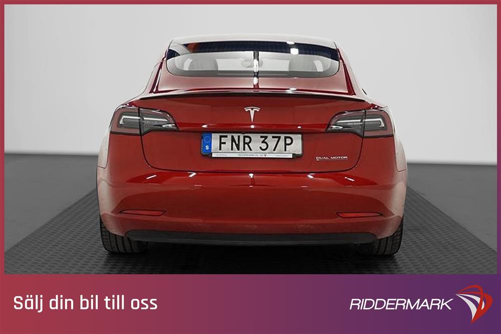 Tesla Model 3 Performance AWD 510hk Ljus interiör Svensksåld