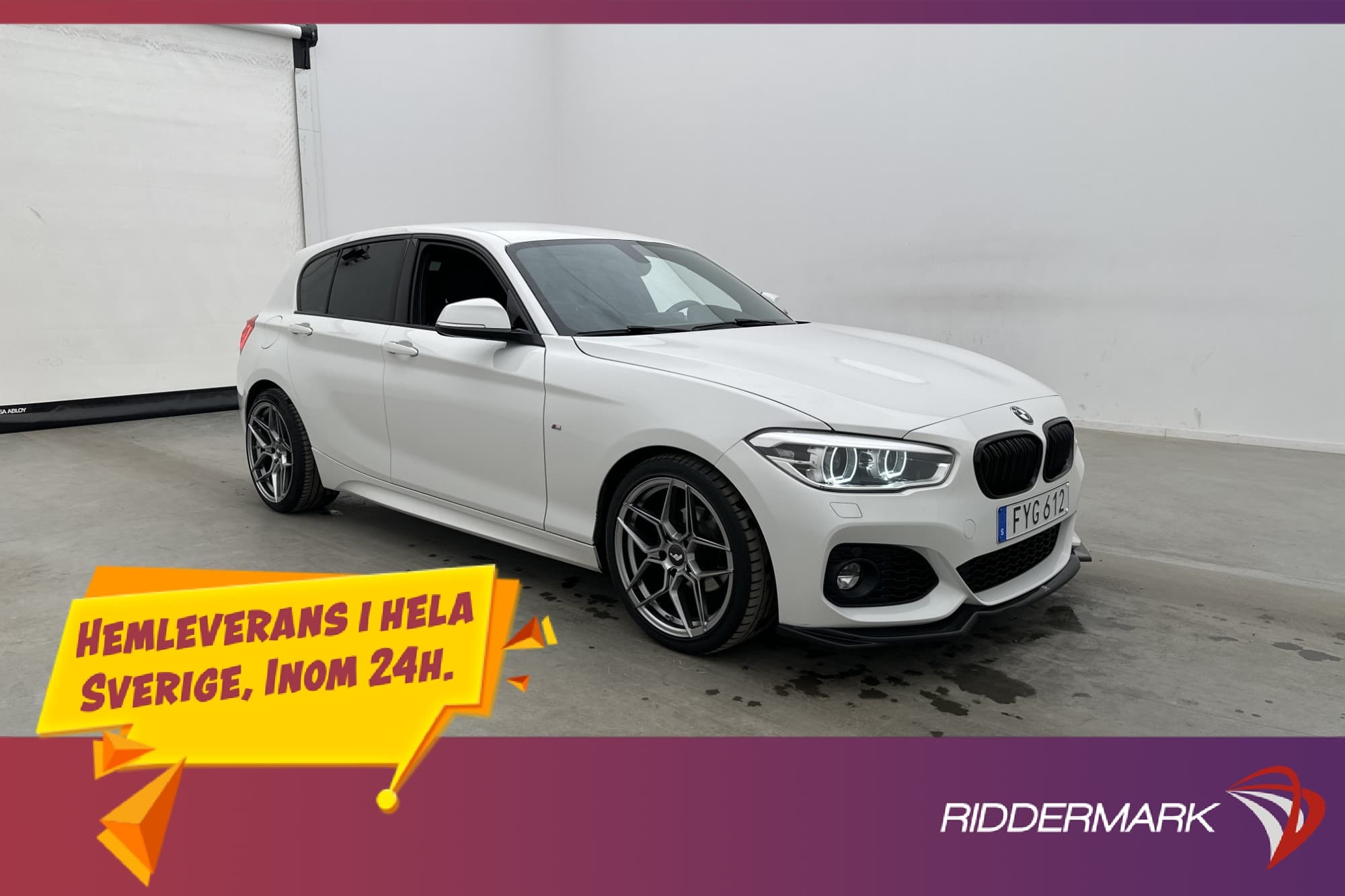 BMW 118i M Sport Maxton Rattvärme P-Sensorer Bluetooth