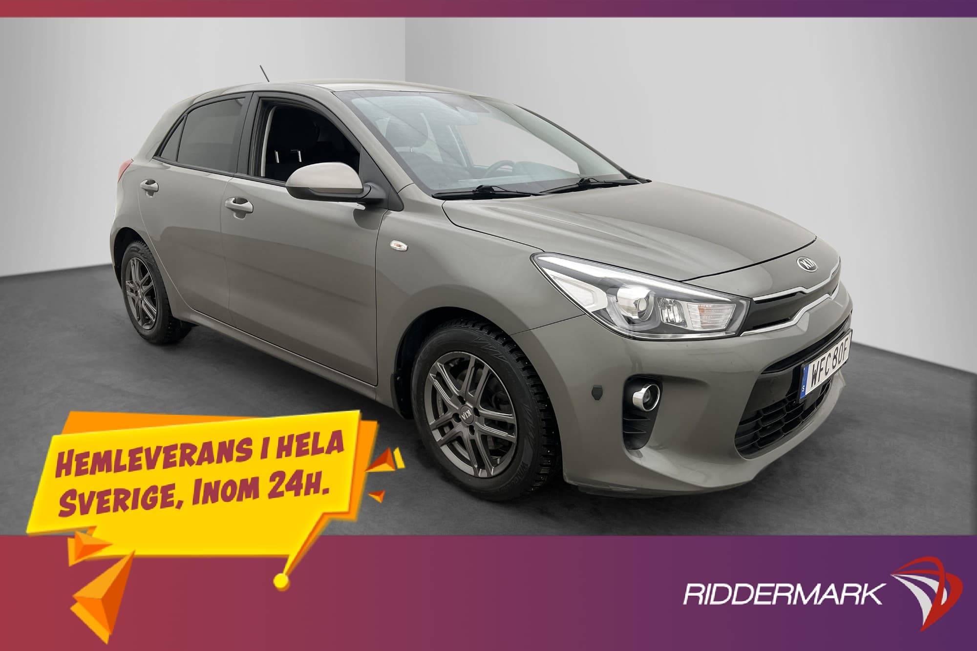 Kia Rio 1.0 T-GDI 120hk GLS M&K Värmare Kamera Rattvärme