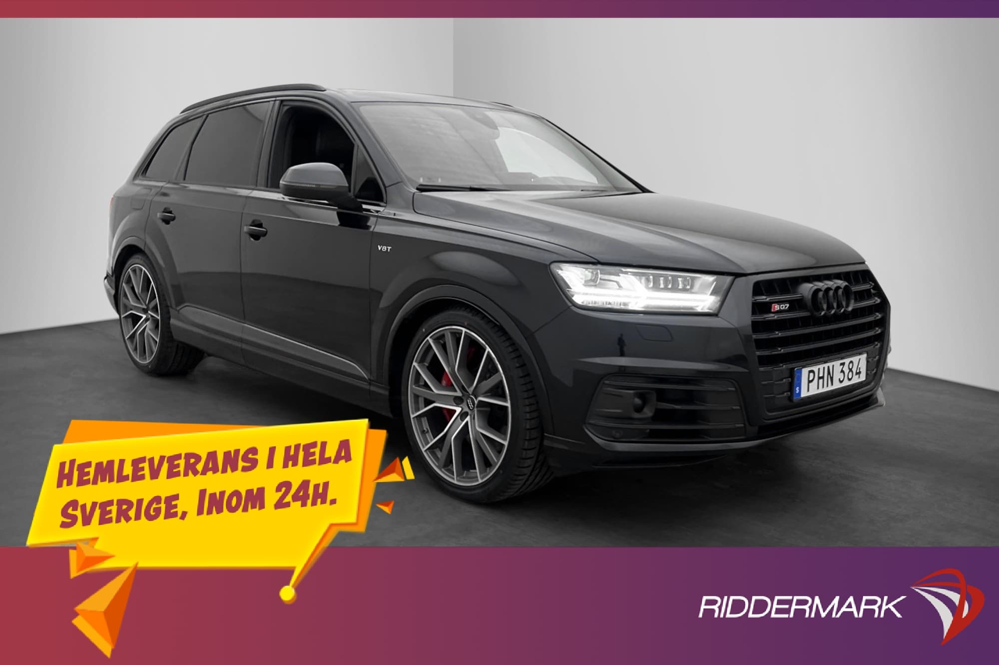 Audi SQ7 4.0 TDI V8 Q Värm Pano Luft BOSE Cockpit Matrix