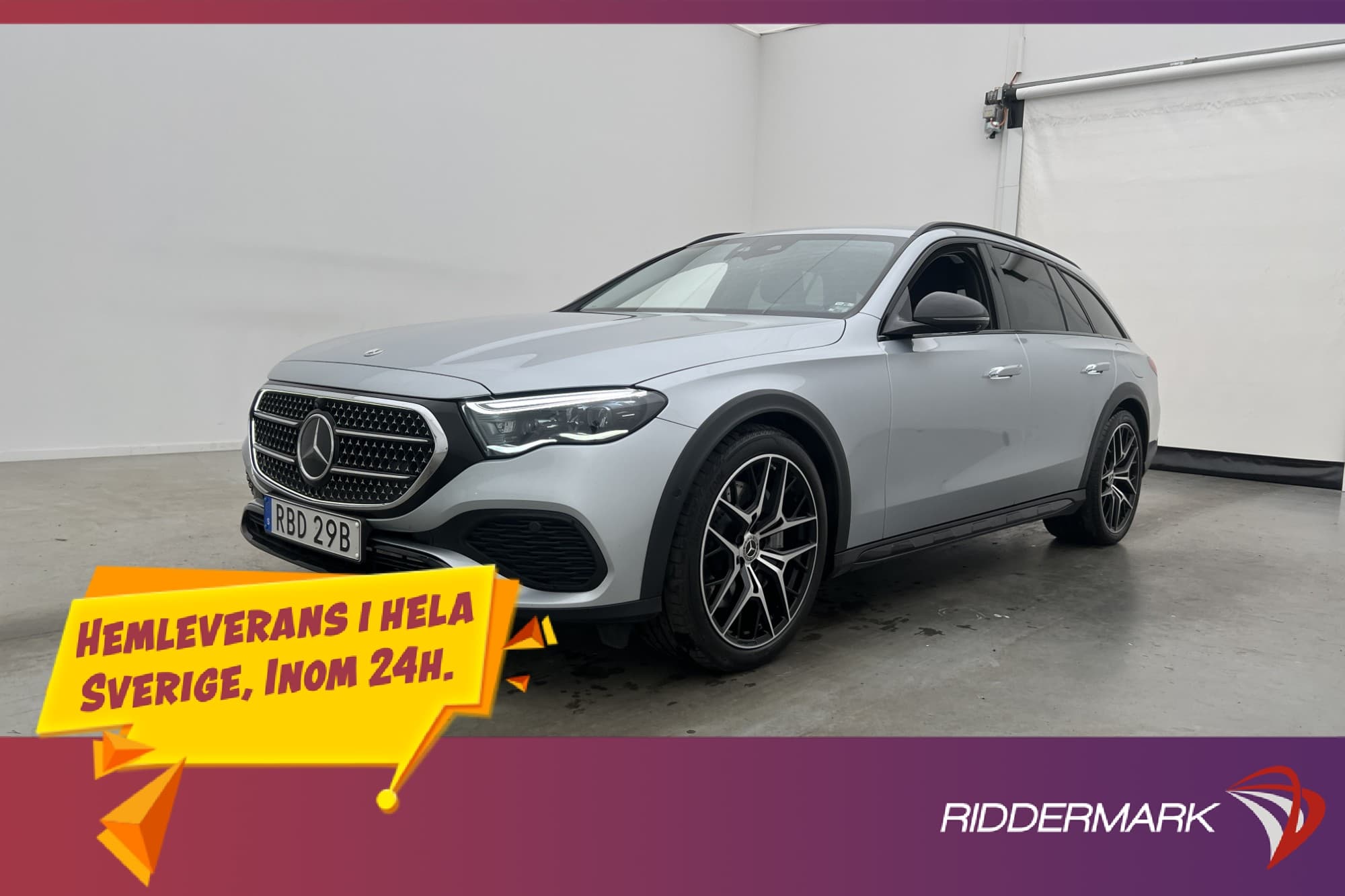 Mercedes-Benz E 300 d e 4M All-Terrain Burmester Läder Värm