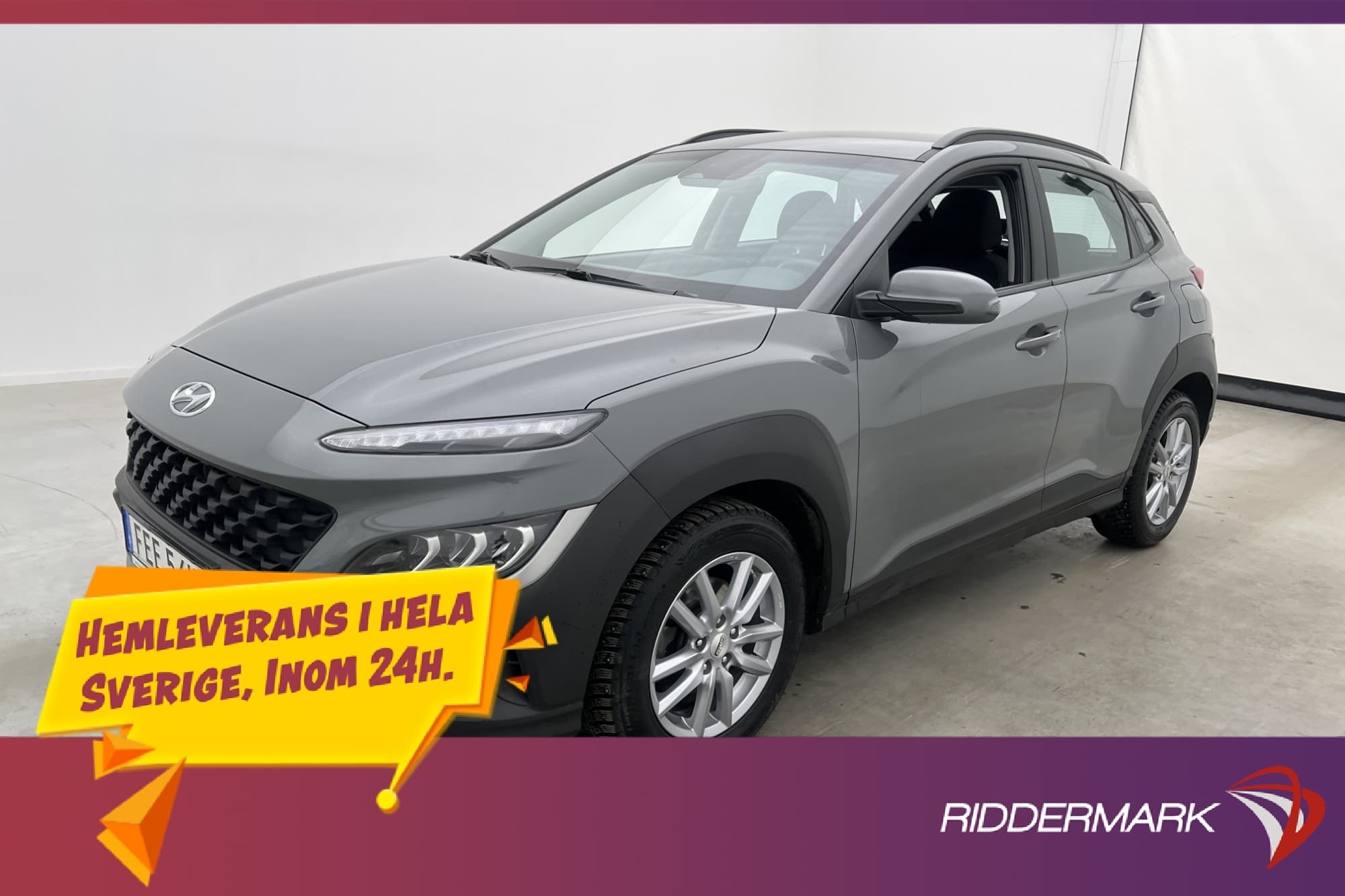 Hyundai Kona 1.0 T-GDI Essential Kamera Rattvärme Adapt-Fart