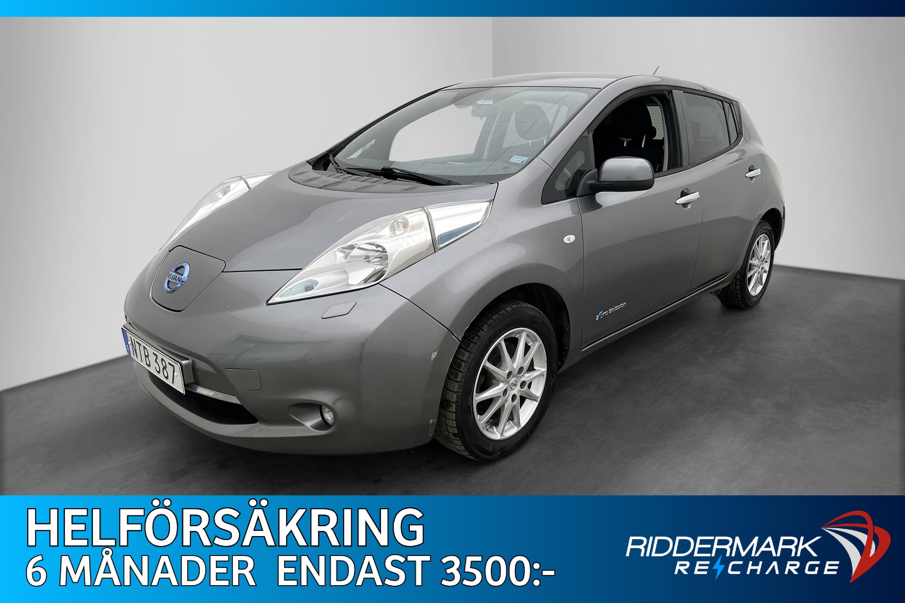 Nissan Leaf 24 kWh 109hk Kamera Navigation Rattvärme