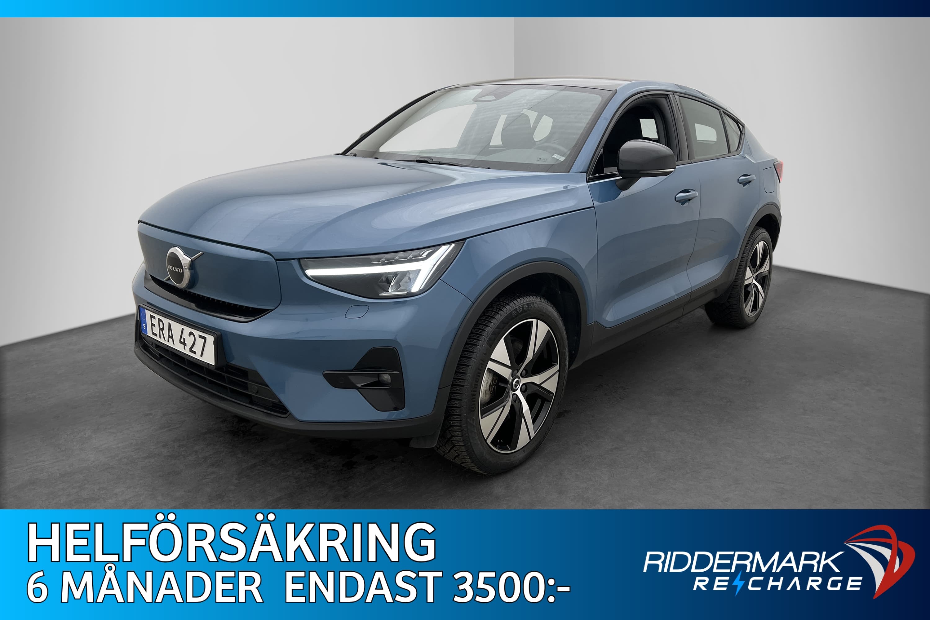 Volvo C40 Recharge Twin motor 408hk Plus Värmare Pano Kamera