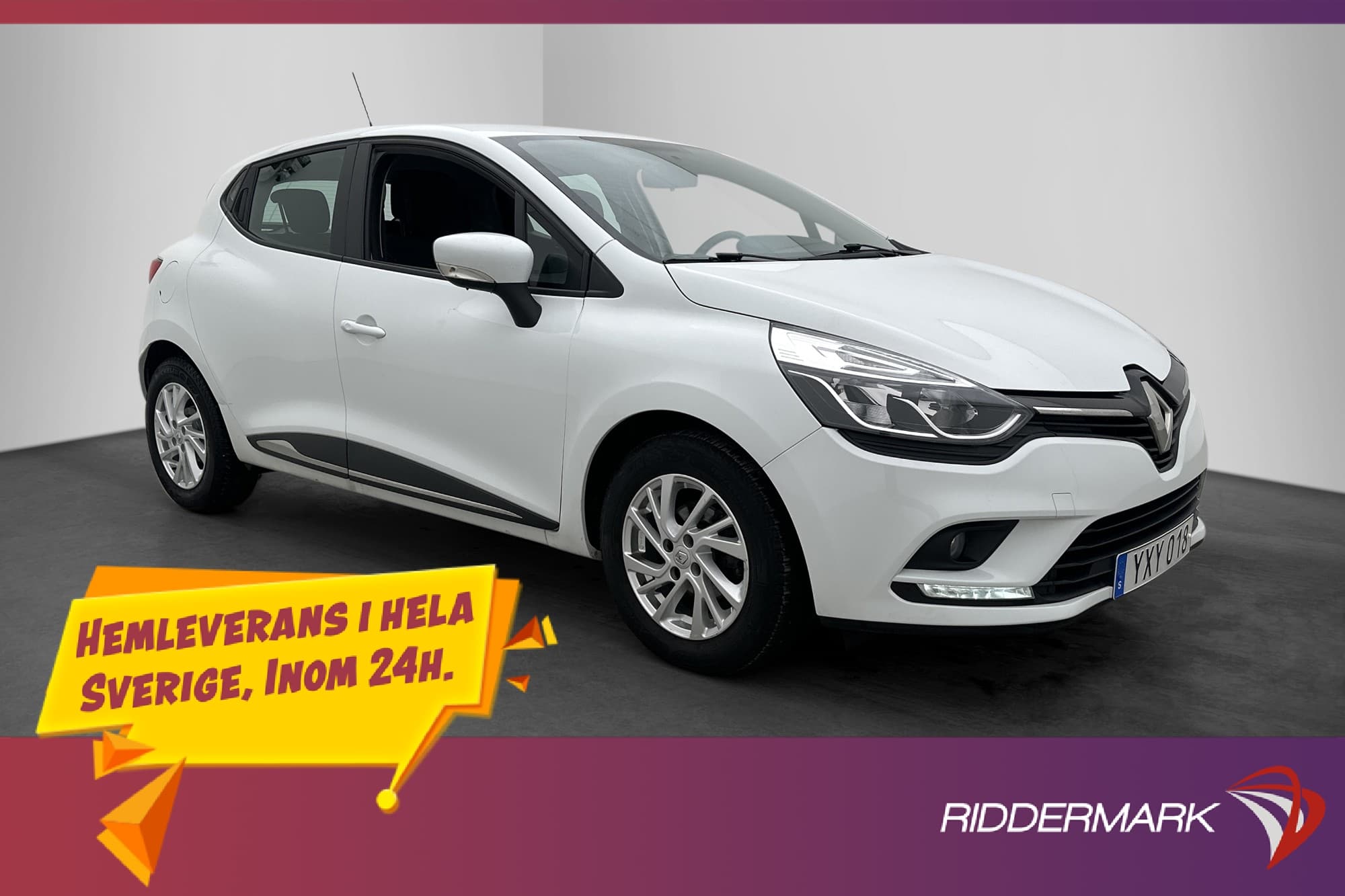 Renault Clio 0.9 TCe 90hk Zen Navi Farthållare Låg-Skatt