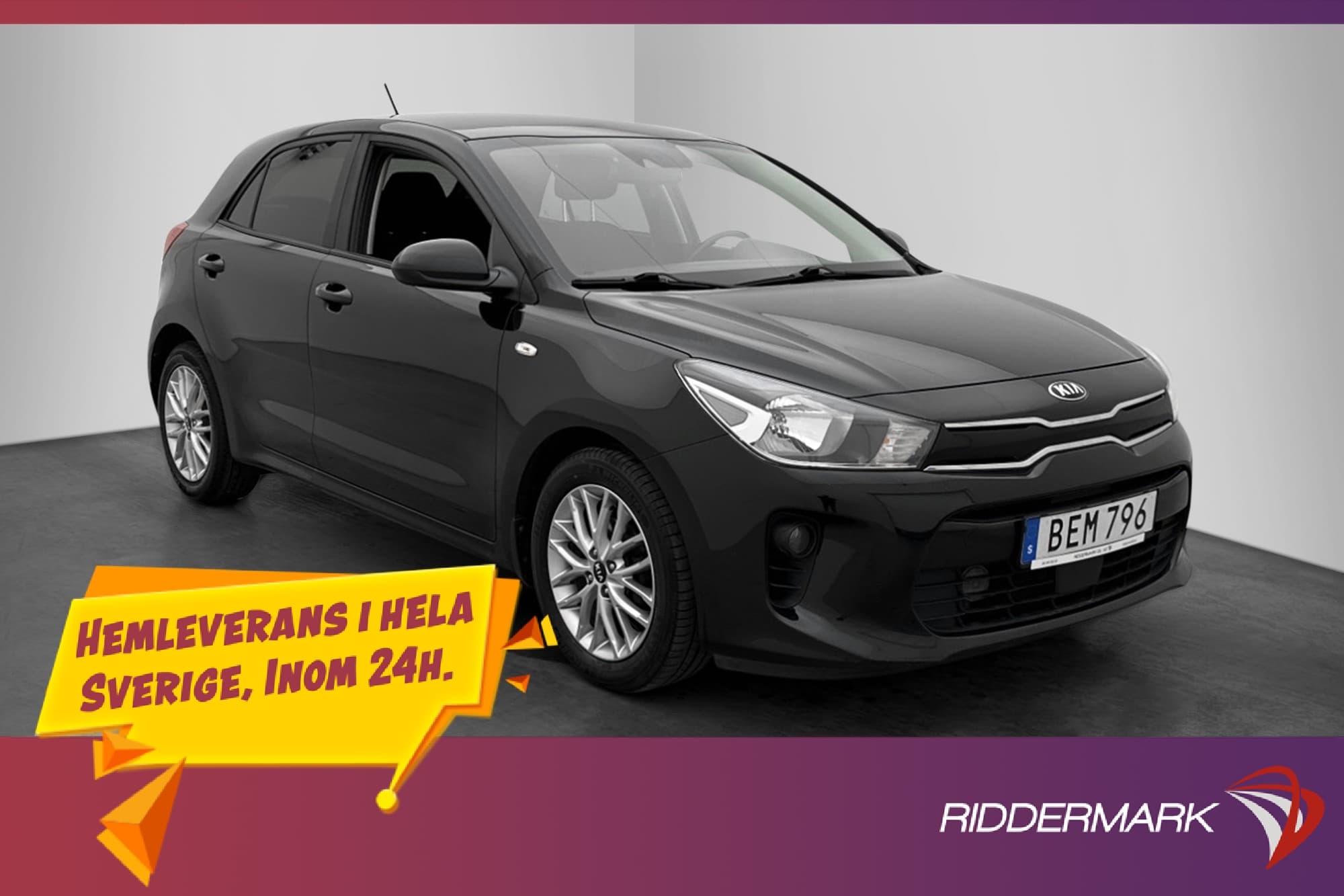 Kia Rio 1.4 CVVT 99hk GLS Rattvärme L-Assist P Sensorer