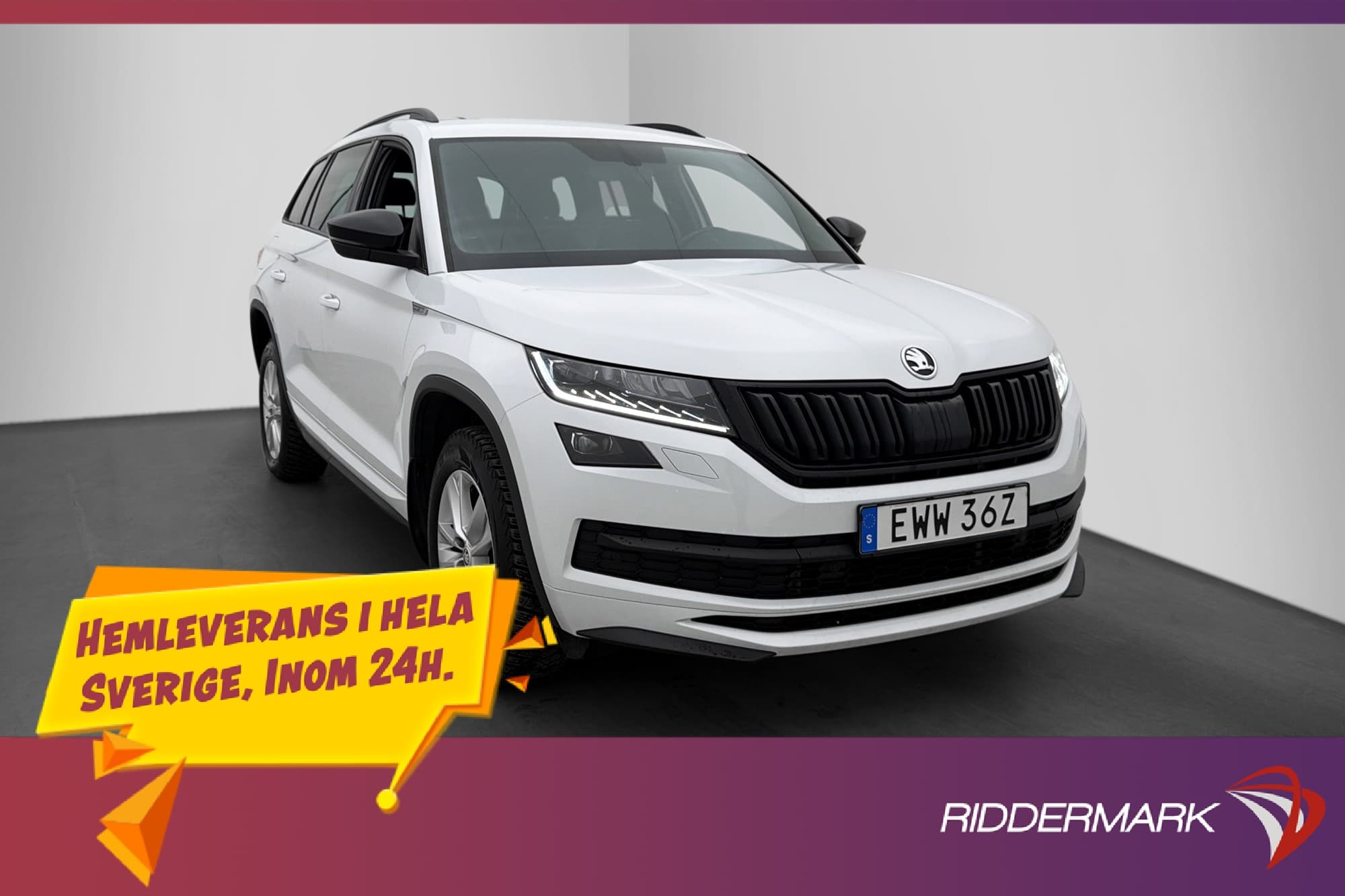 Škoda Kodiaq 2.0 TDI 4x4 Sportline 7-Sits Cockpit Värm Drag