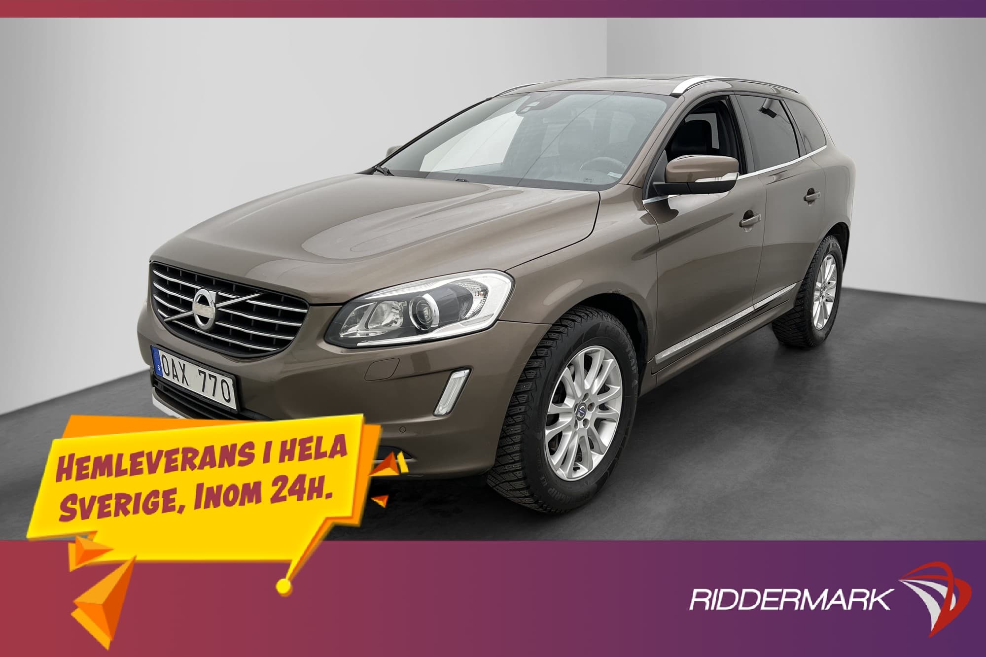 Volvo XC60 D4 AWD Summum VOC Värmare Drag Pano Navi Skinn