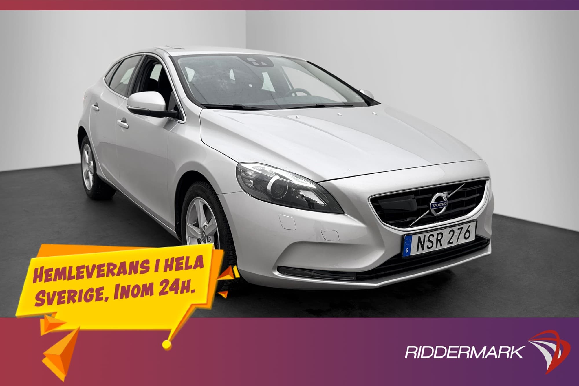 Volvo V40 D4 190hk Momentum Värmare VOC BLIS Navi Sensorer