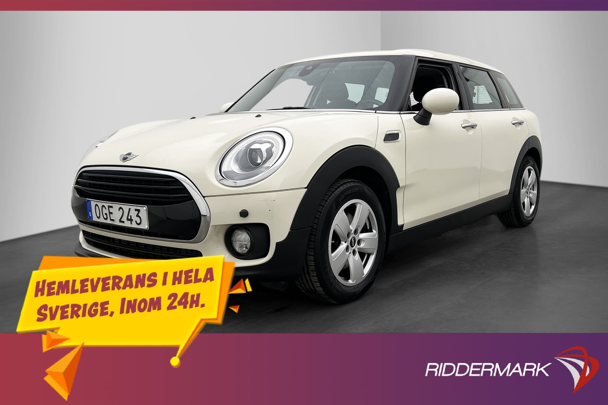 MINI Cooper Clubman 136hk Värmare P-Sensorer Bluetooth