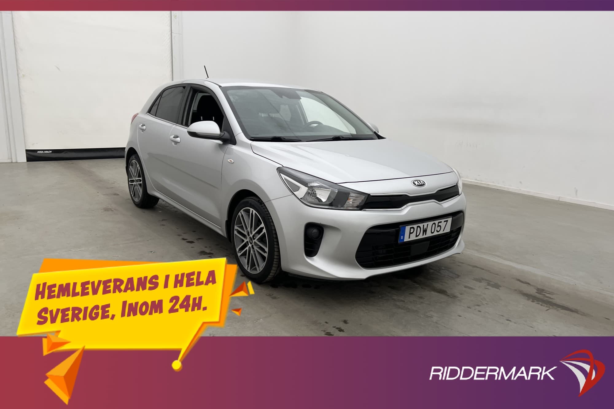 Kia Rio 5-dörrar 1.2 CVVT 84hk GLS B-Kamera Navi Carplay