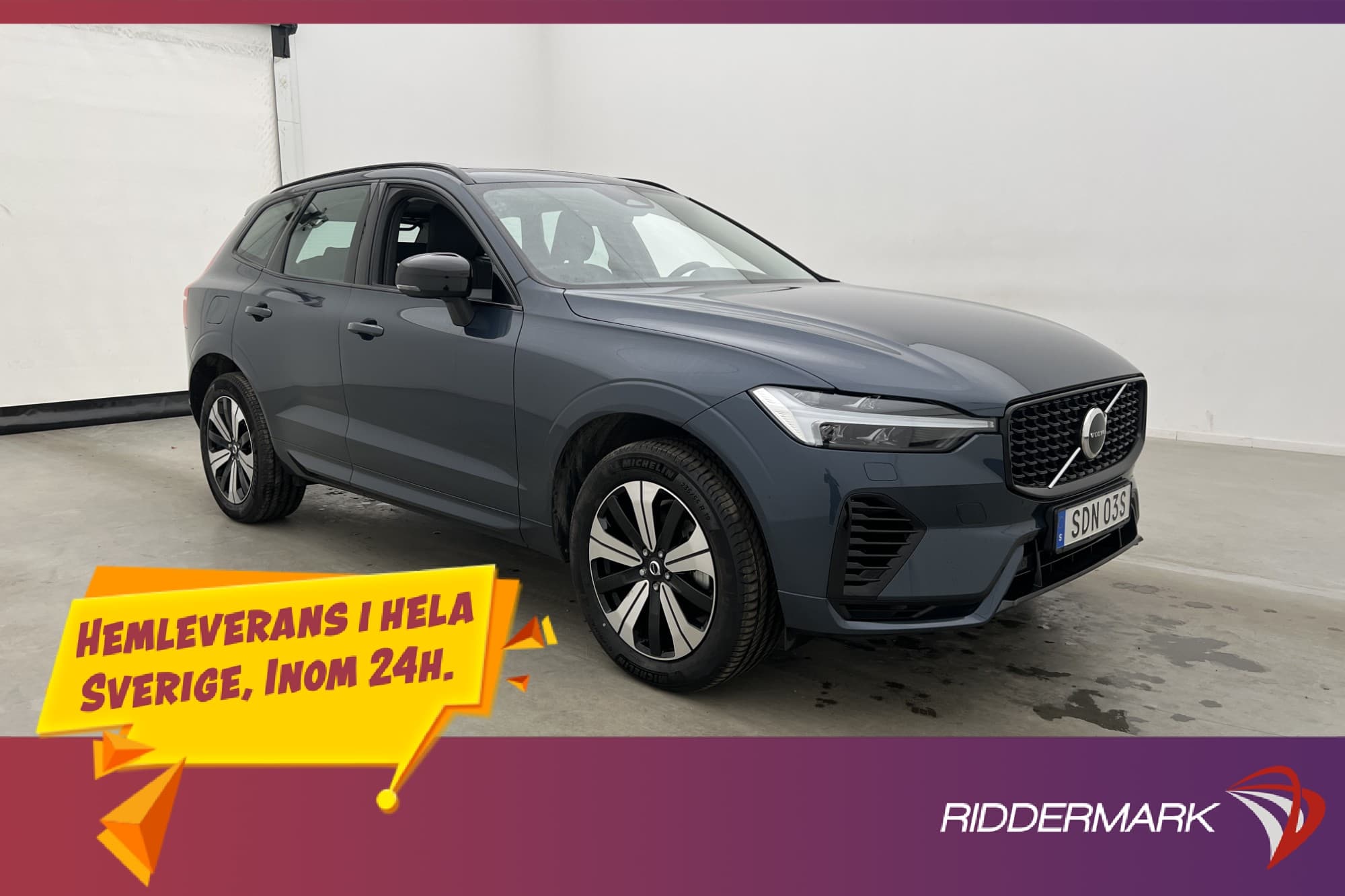 Volvo XC60 Recharge T6 350hk AWD Plus Dark Pano Drag H/K