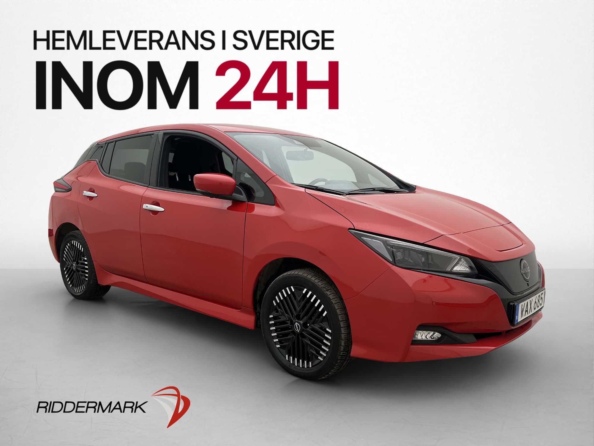 Nissan Leaf e+62 kWh Värm 360° Rattvärme Adapt-fart Keyless