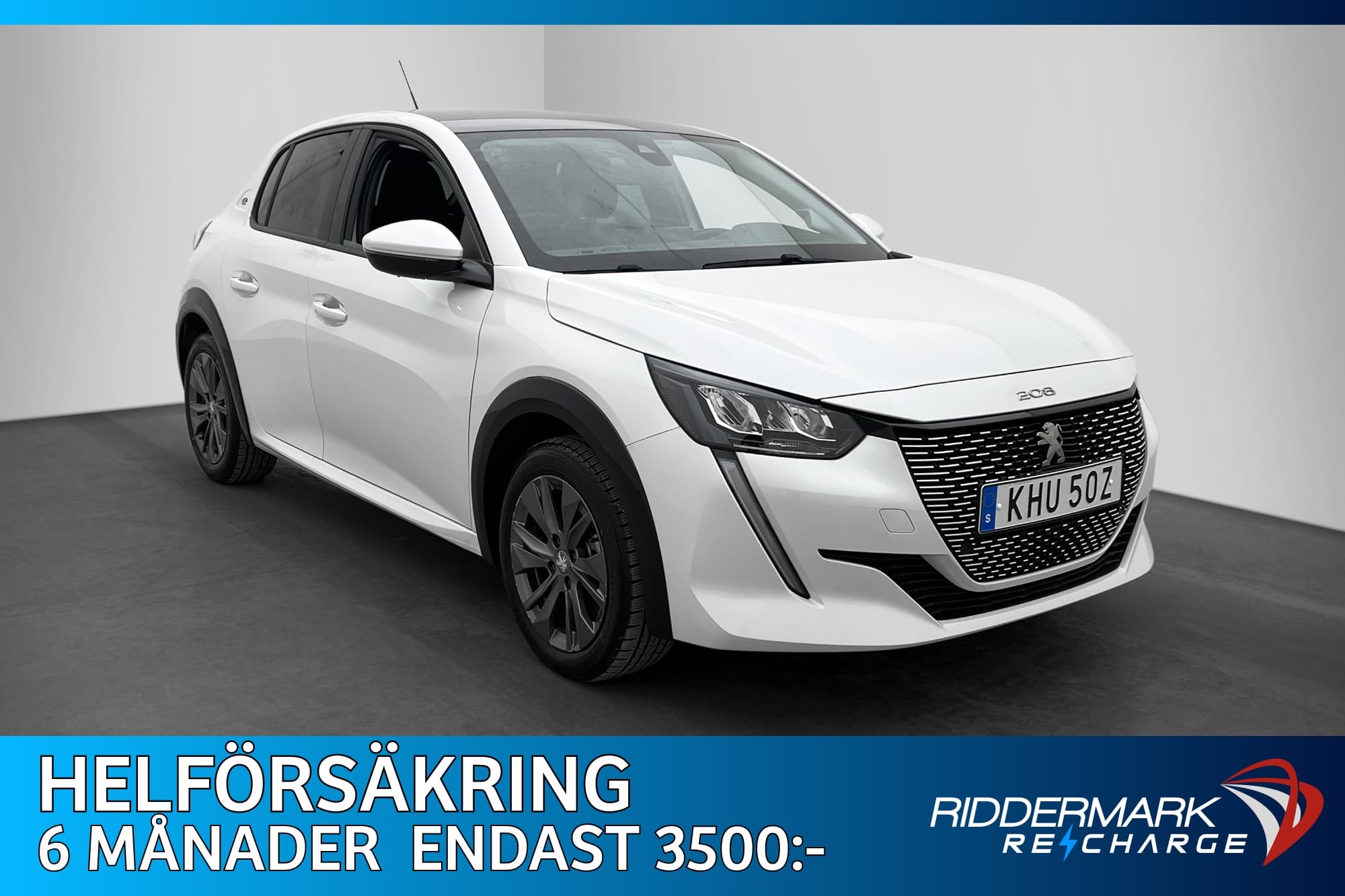 Peugeot E-208 136hk Active Pack CarPlay Sensorer Farthållare