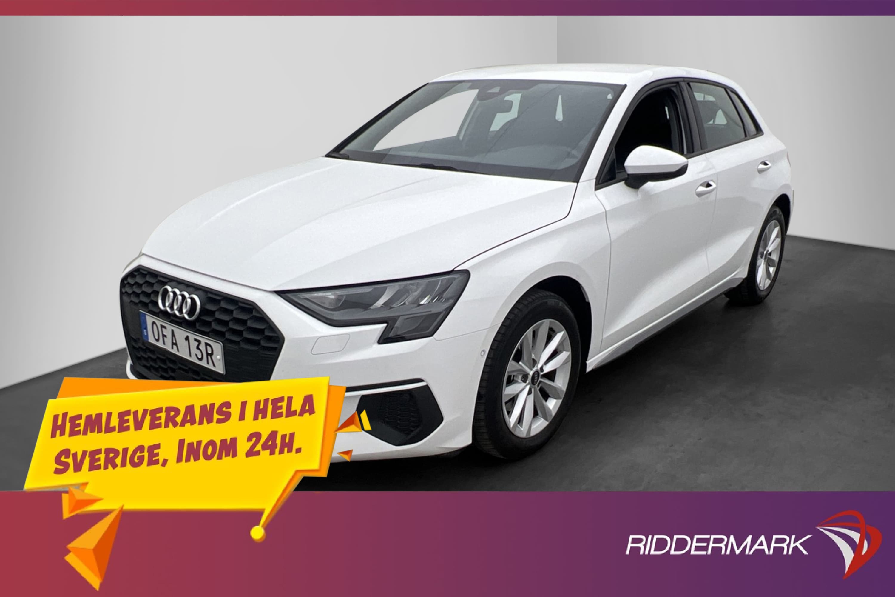 Audi A3 35 TFSI S Tronic 150hk Proline CarPlay Adaptiv 1-Äga