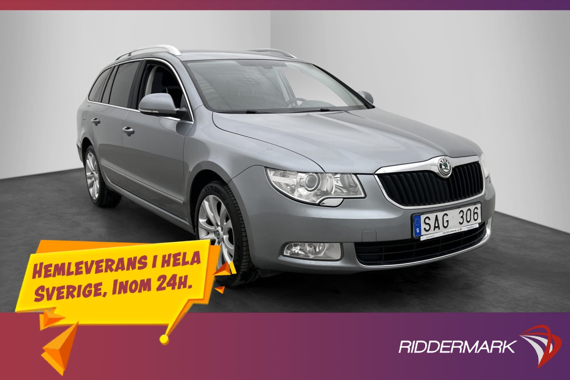 Škoda Superb 2.0 TDI 140hk 4x4 Värmare Navi Dragkrok