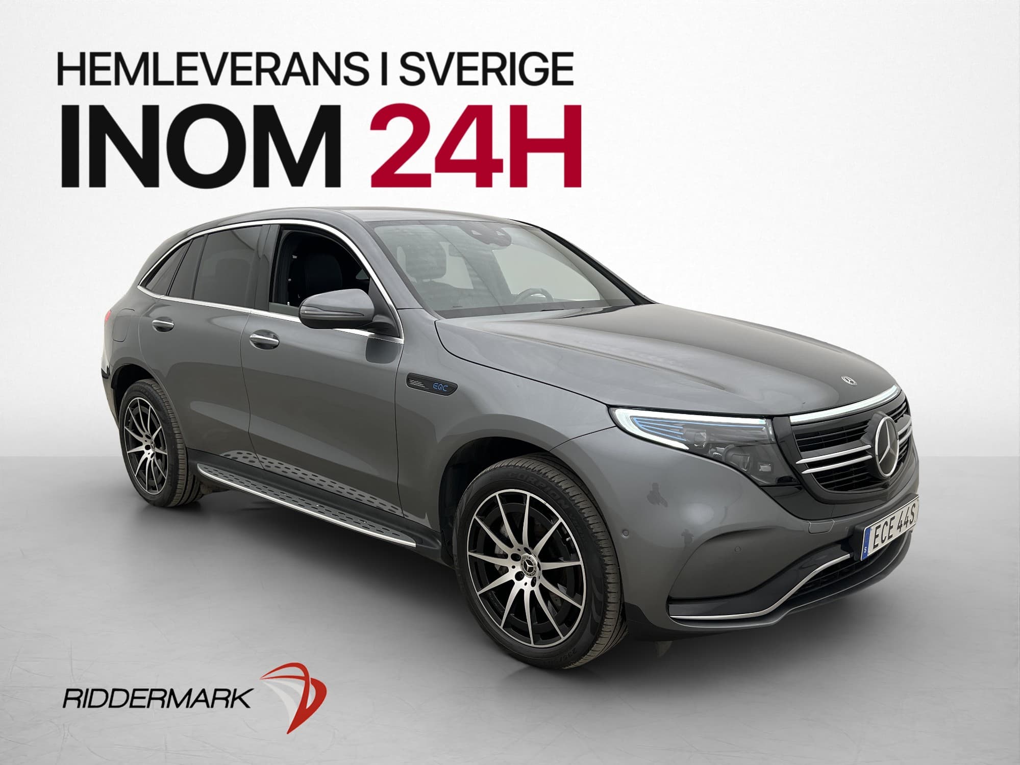 Mercedes-Benz EQC 400 4M AMG Taklucka Burm Värmare Dragkrok