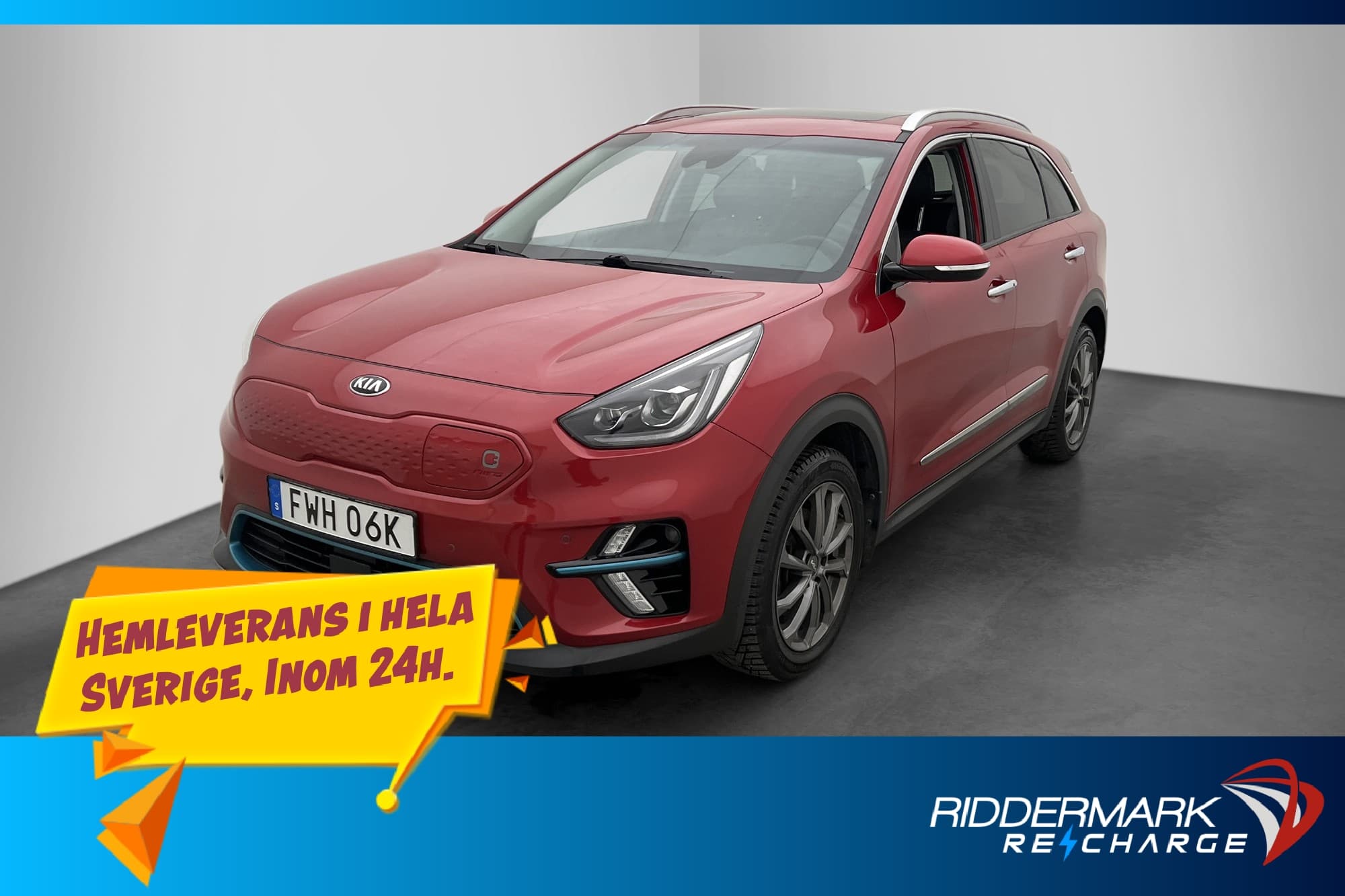 Kia E-Niro 64 kWh 204hk Advance Plus Tech Taklucka JBL Skinn