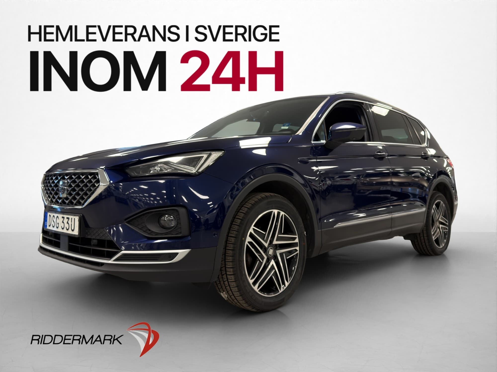 SEAT Tarraco 190hk 4D Xcellence 7-Sits Värmare Cockpit Drag