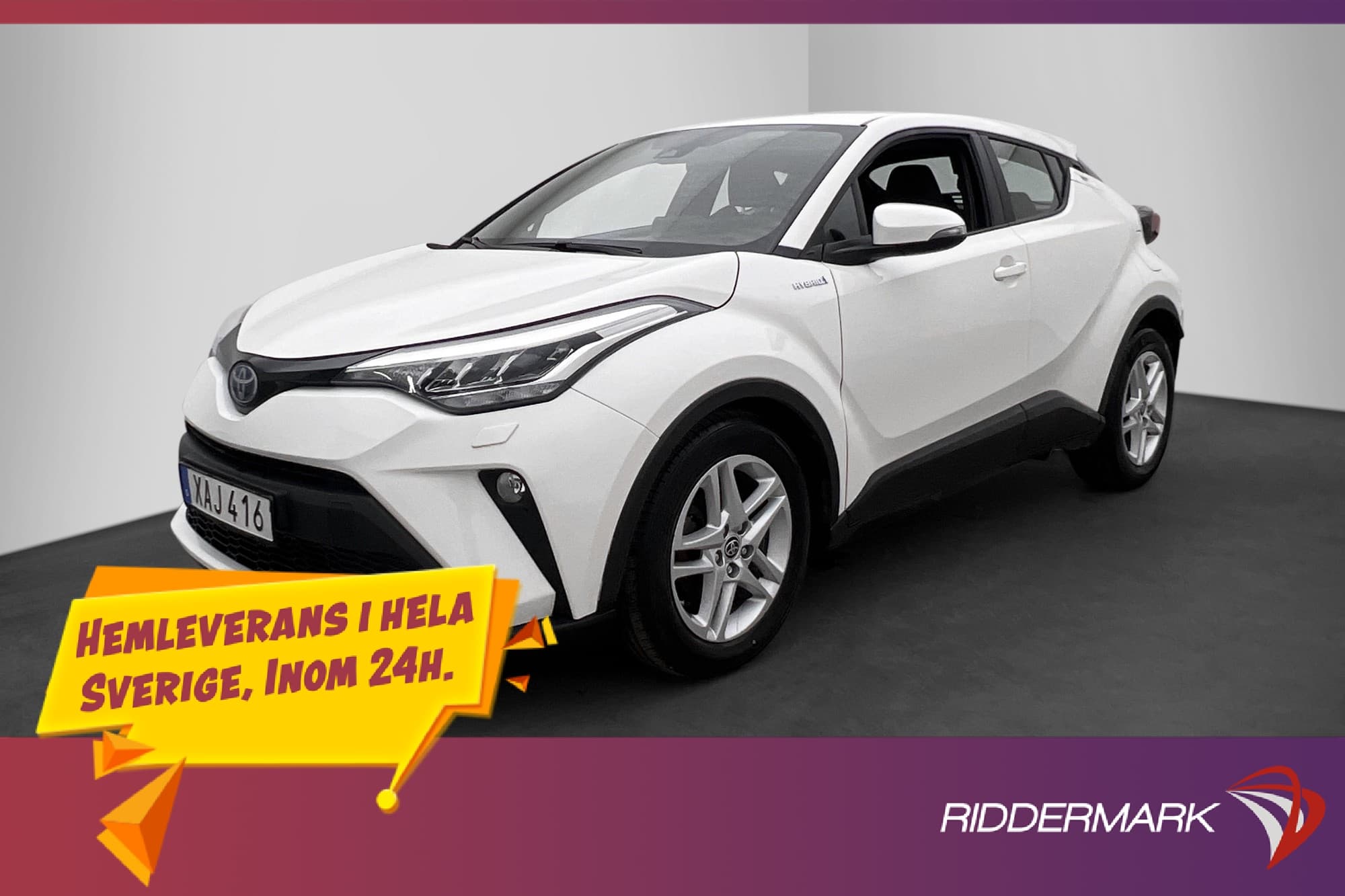 Toyota C-HR Hybrid Active Värmare Kamera Adap-fart 0.38l/Mil