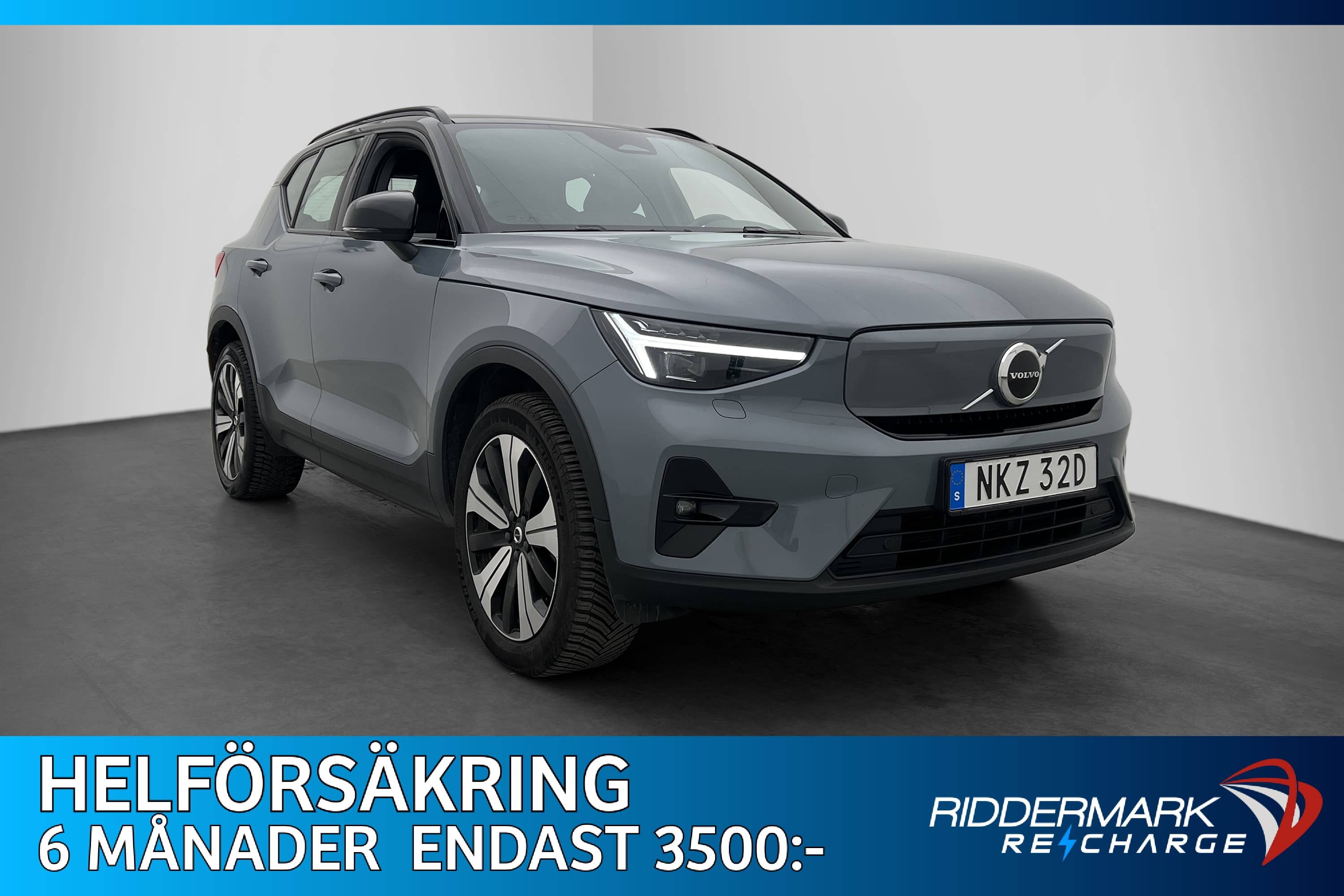 Volvo XC40 Recharge Single PLUS Kamera BLIS MOMS 1-Ägare