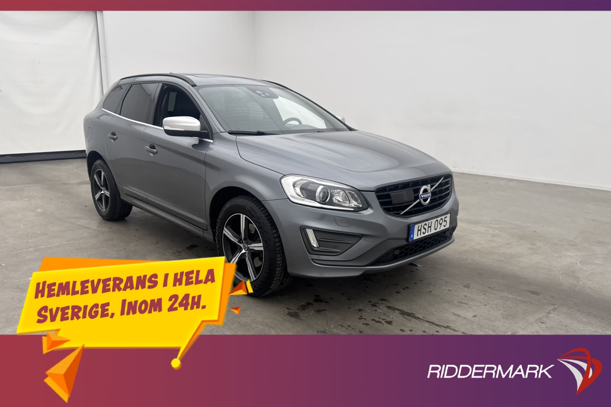 Volvo XC60 D3 R-Design Pano Kamera Skinn VoC D-värm BLIS