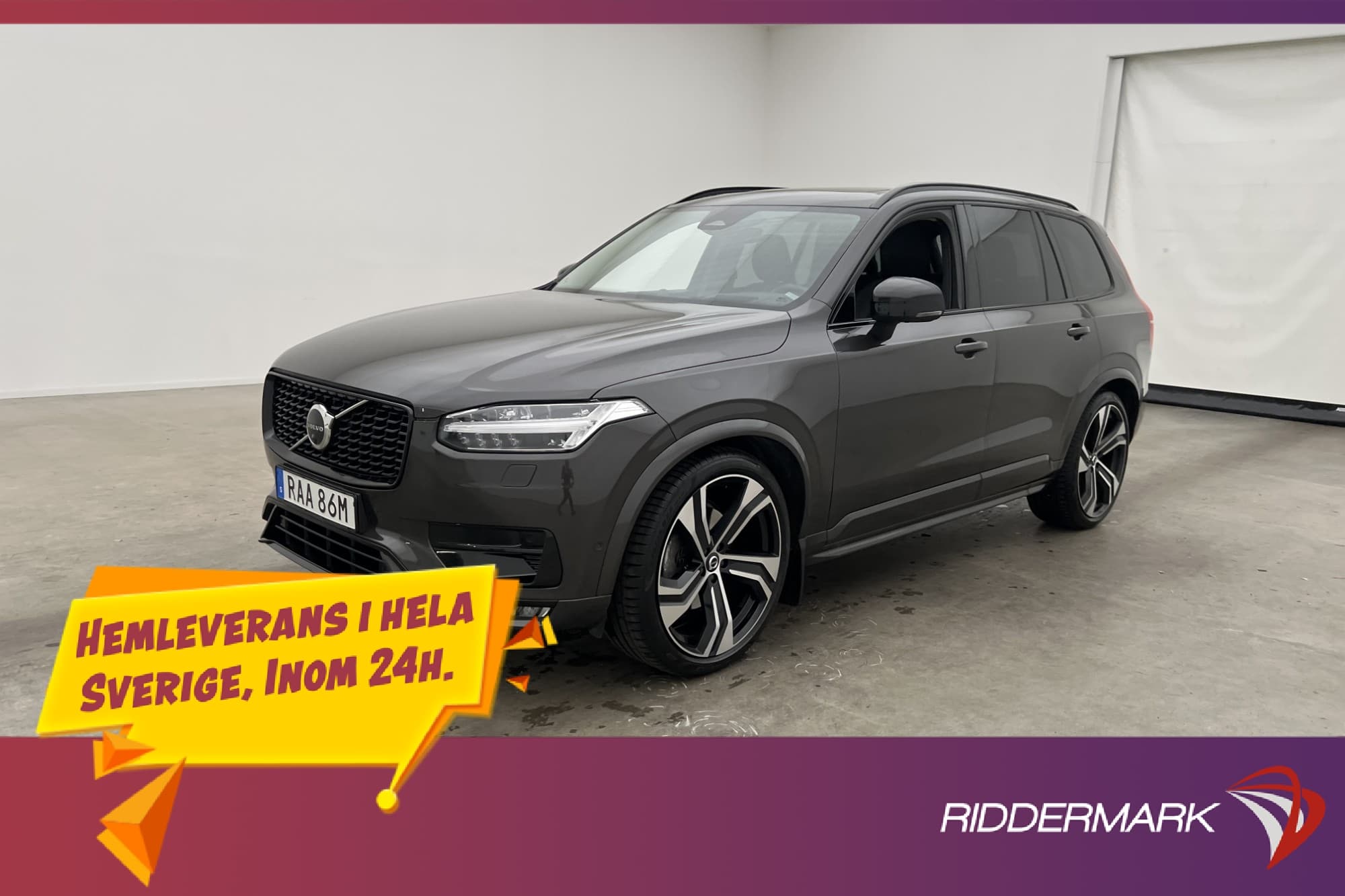 Volvo XC90 B5 AWD Ultimate Dark 7-Sits B&W Pano 360 HUD