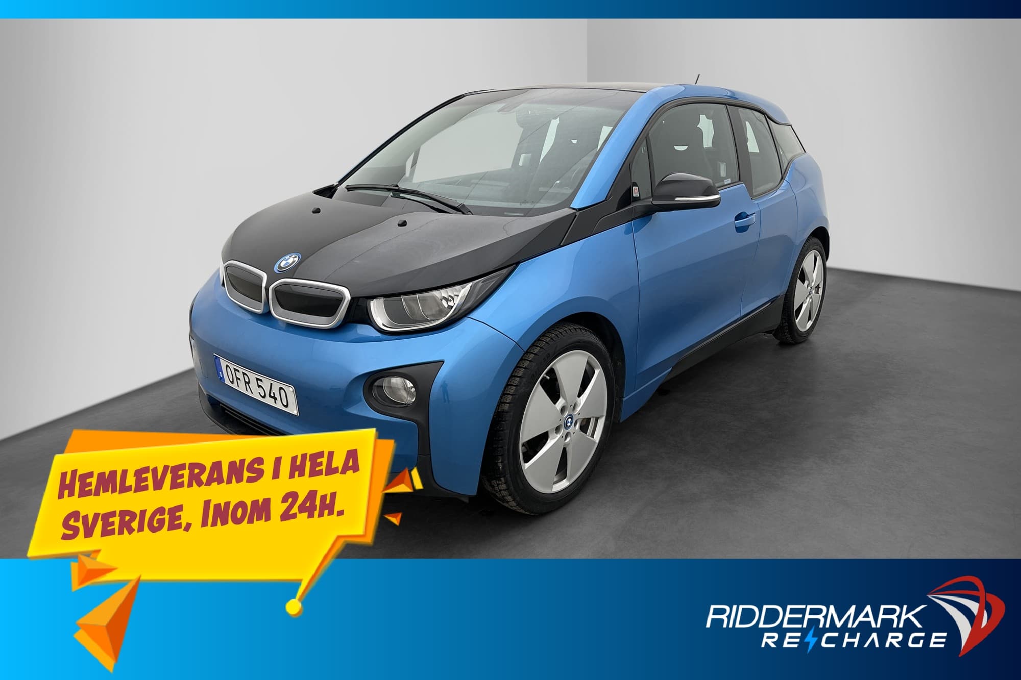 BMW i3 94 Ah 170hk Comfort Värmepump P-Sensorer Farthållare