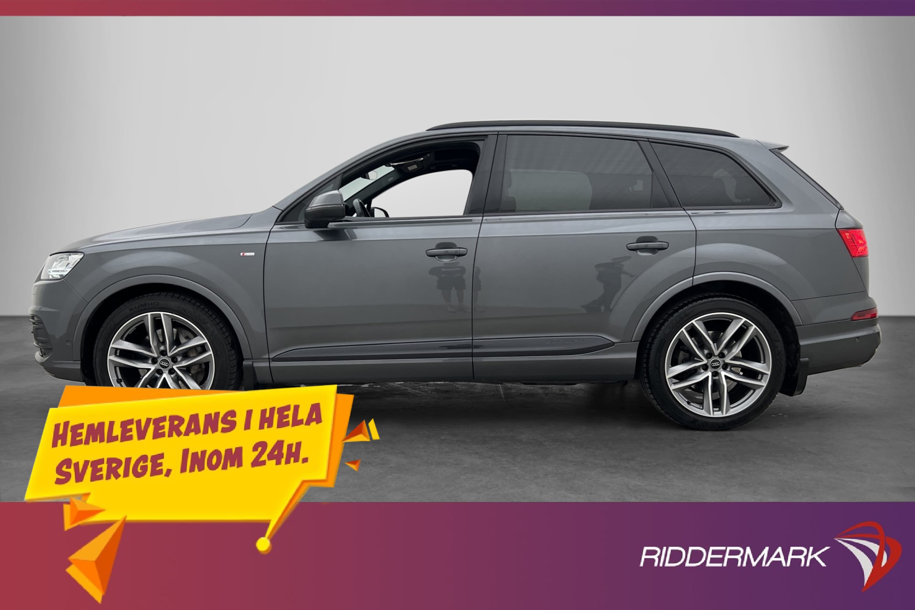 Audi Q7 50 TDI Q S-Line Cockpit Pano 7-Sits Värm Bose Skinn