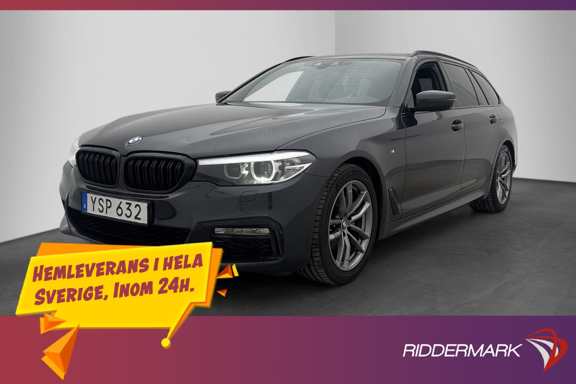 BMW 520 d M Sport Backkamera Dragkrok Navi Rattvärme