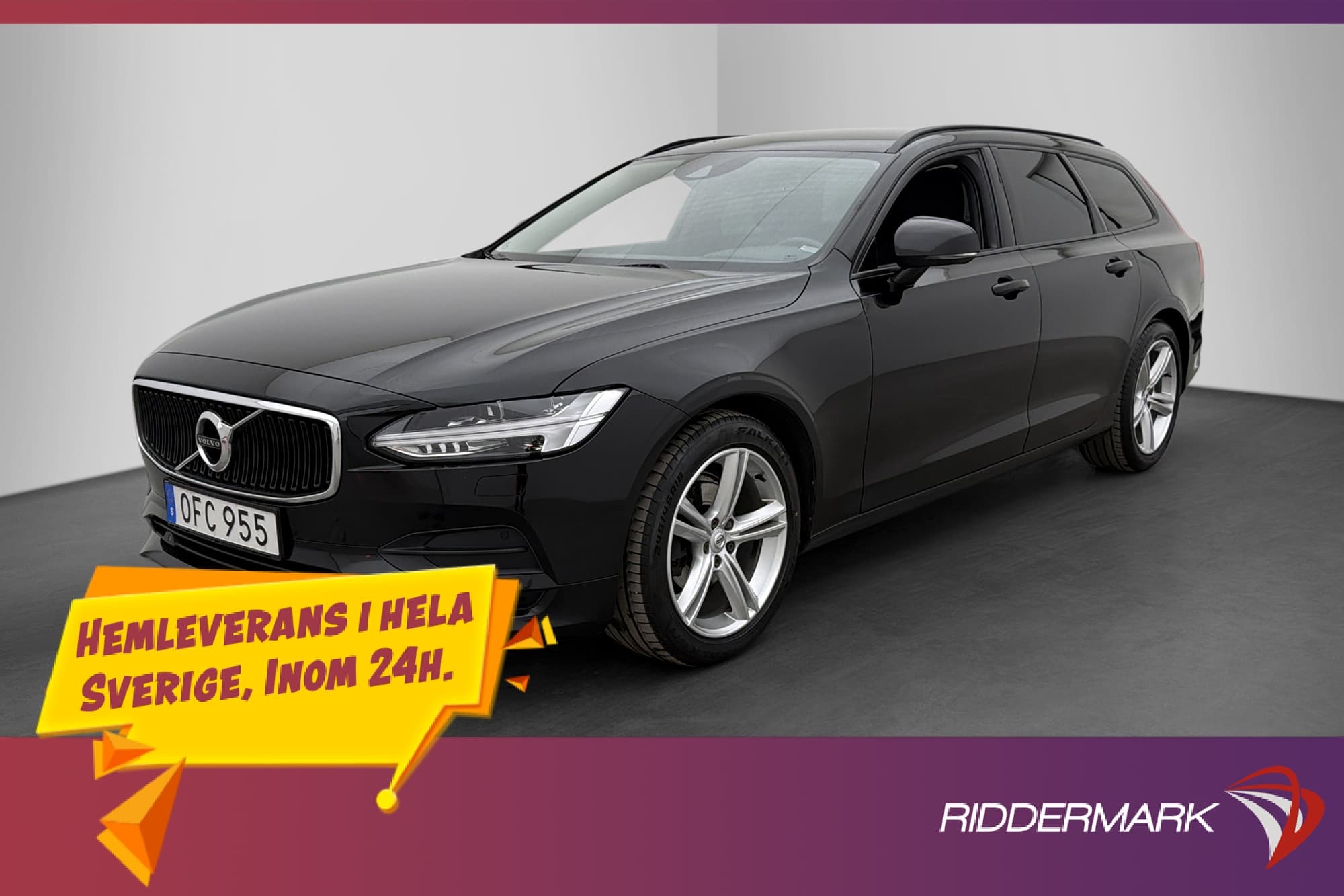 Volvo V90 D4 D-Värmare Drag Rattvärme CarPlay Sensorer VOC