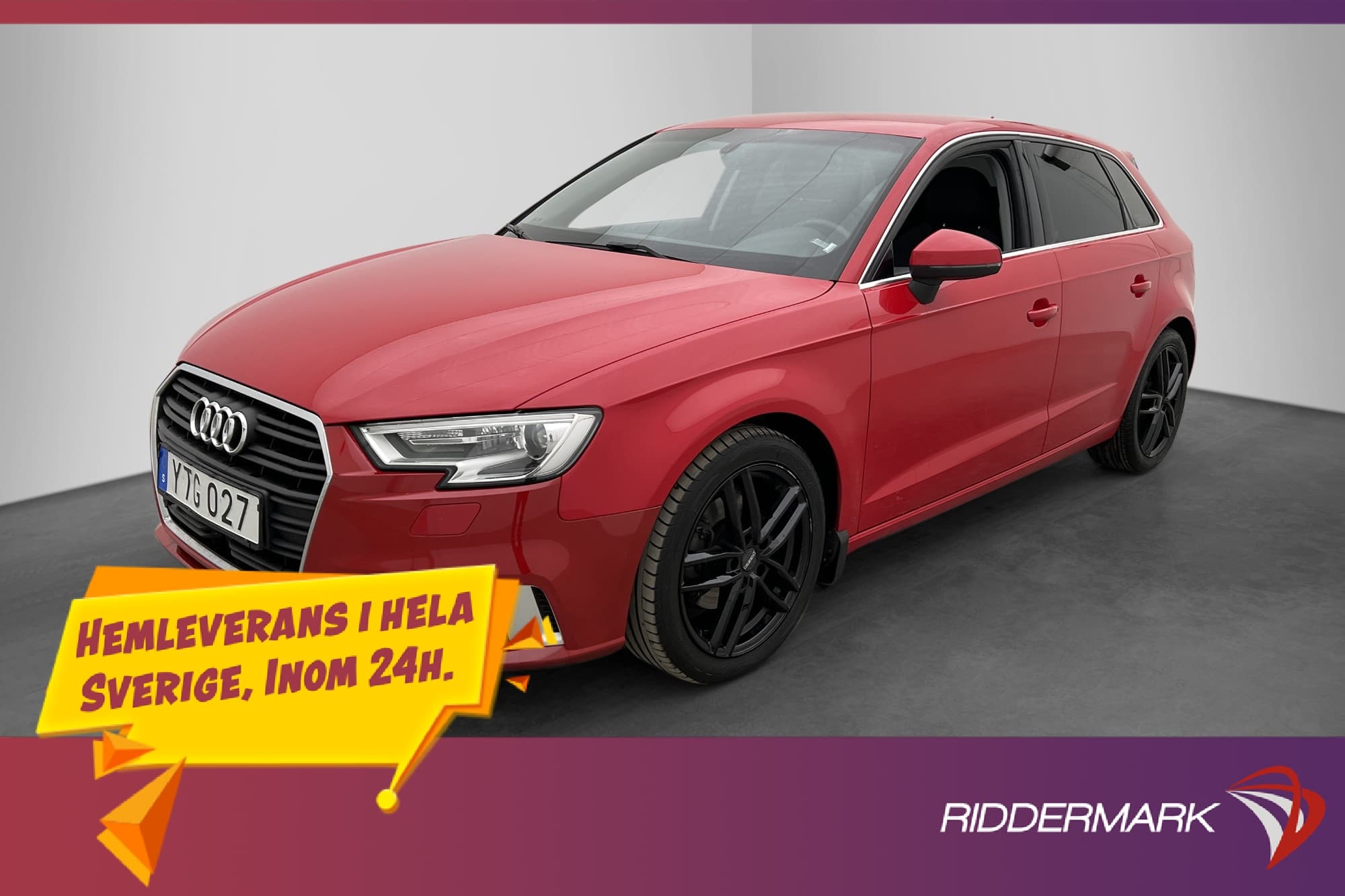 Audi A3 Sportback 150hk Proline Värmare Sensorer Dragkrok