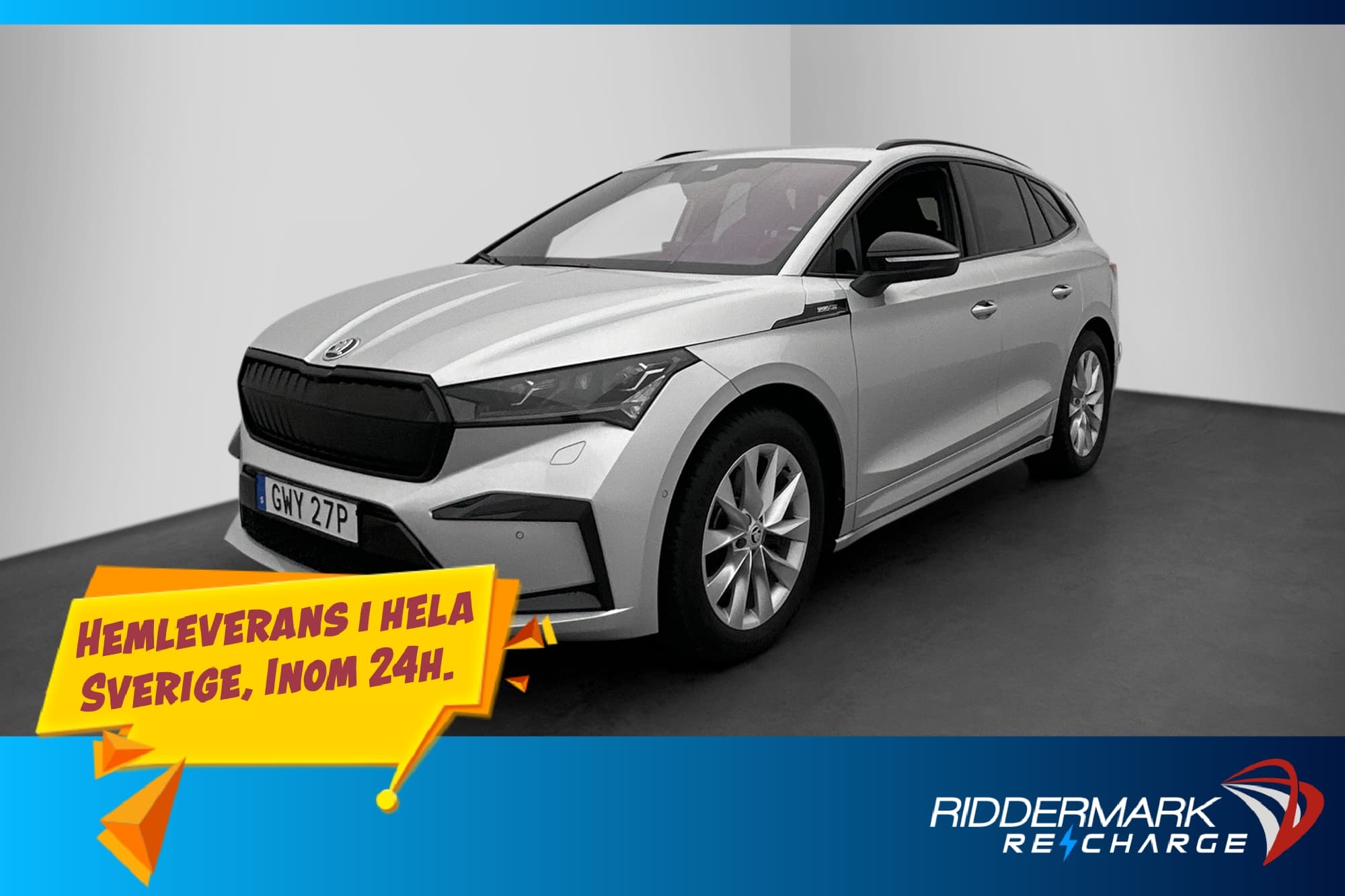 Skoda Enyaq 80x 265hk Sportline Kamera Navi Drag MOMS