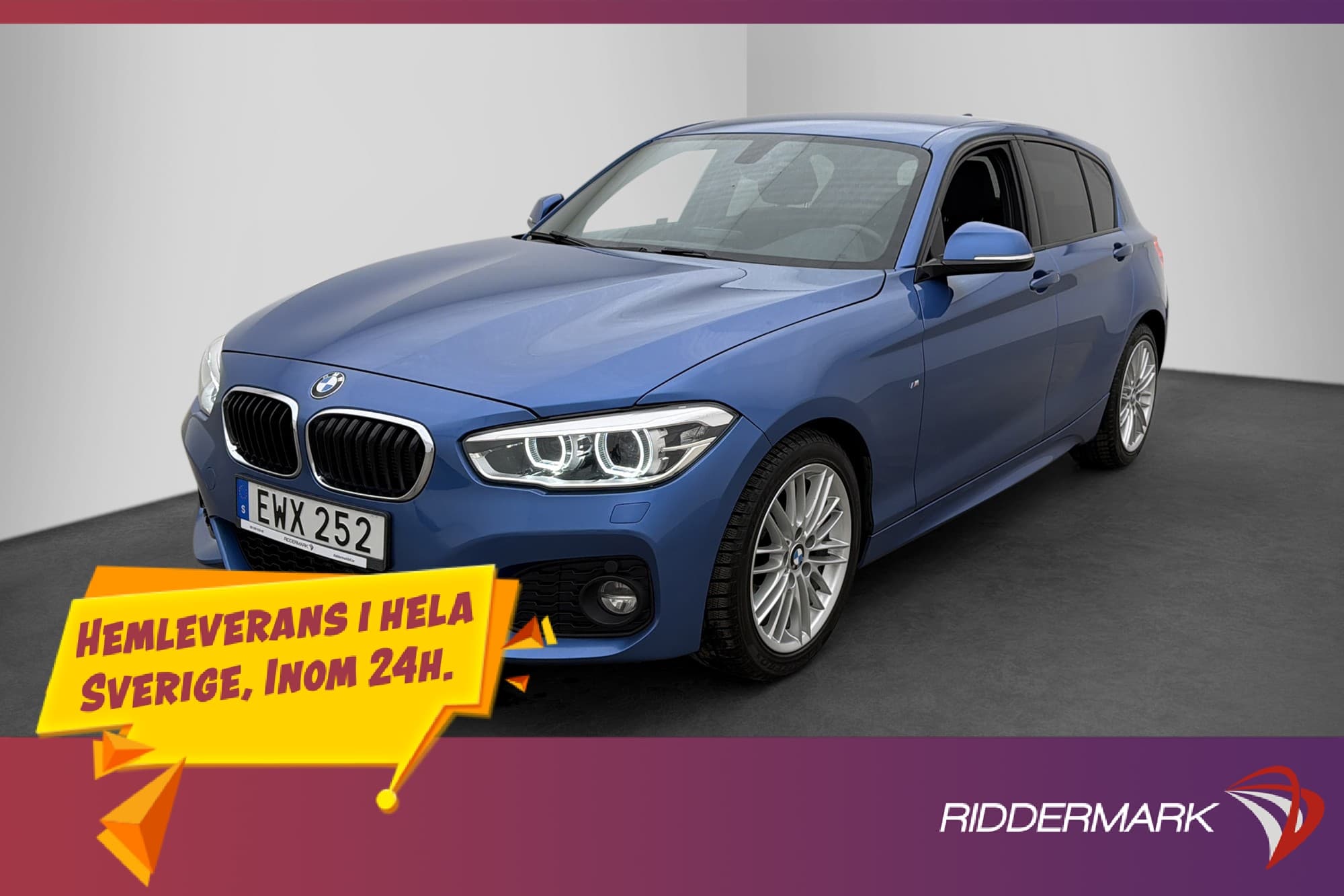 BMW 118i 136hk M Sport HiFi P-Sensorer Skinnklädsel Keyless