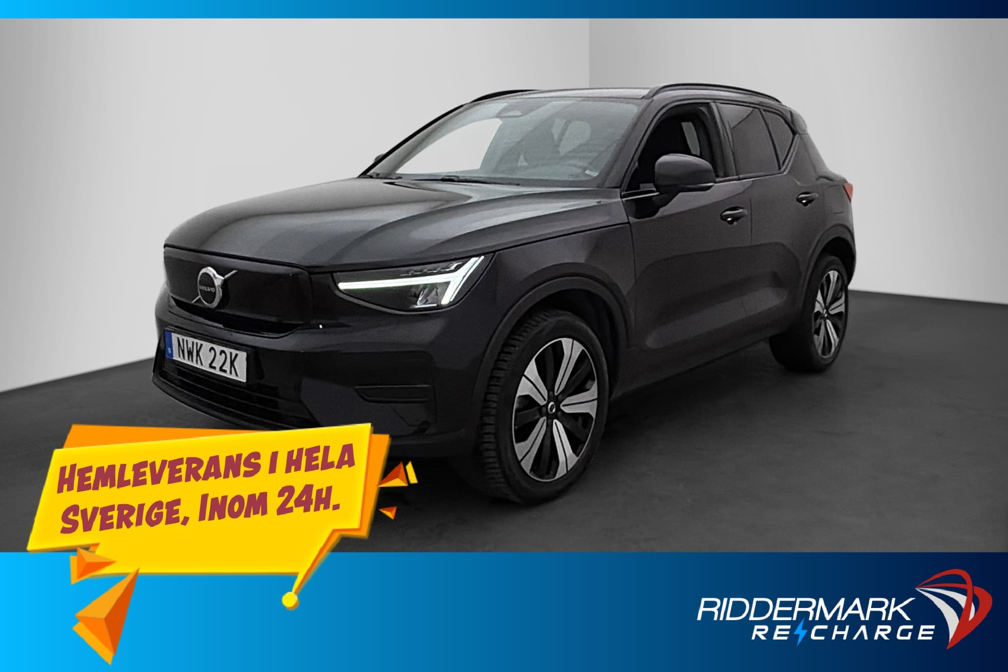 Volvo XC40 Recharge Single Motor Core Värm Dragkrok Kamera