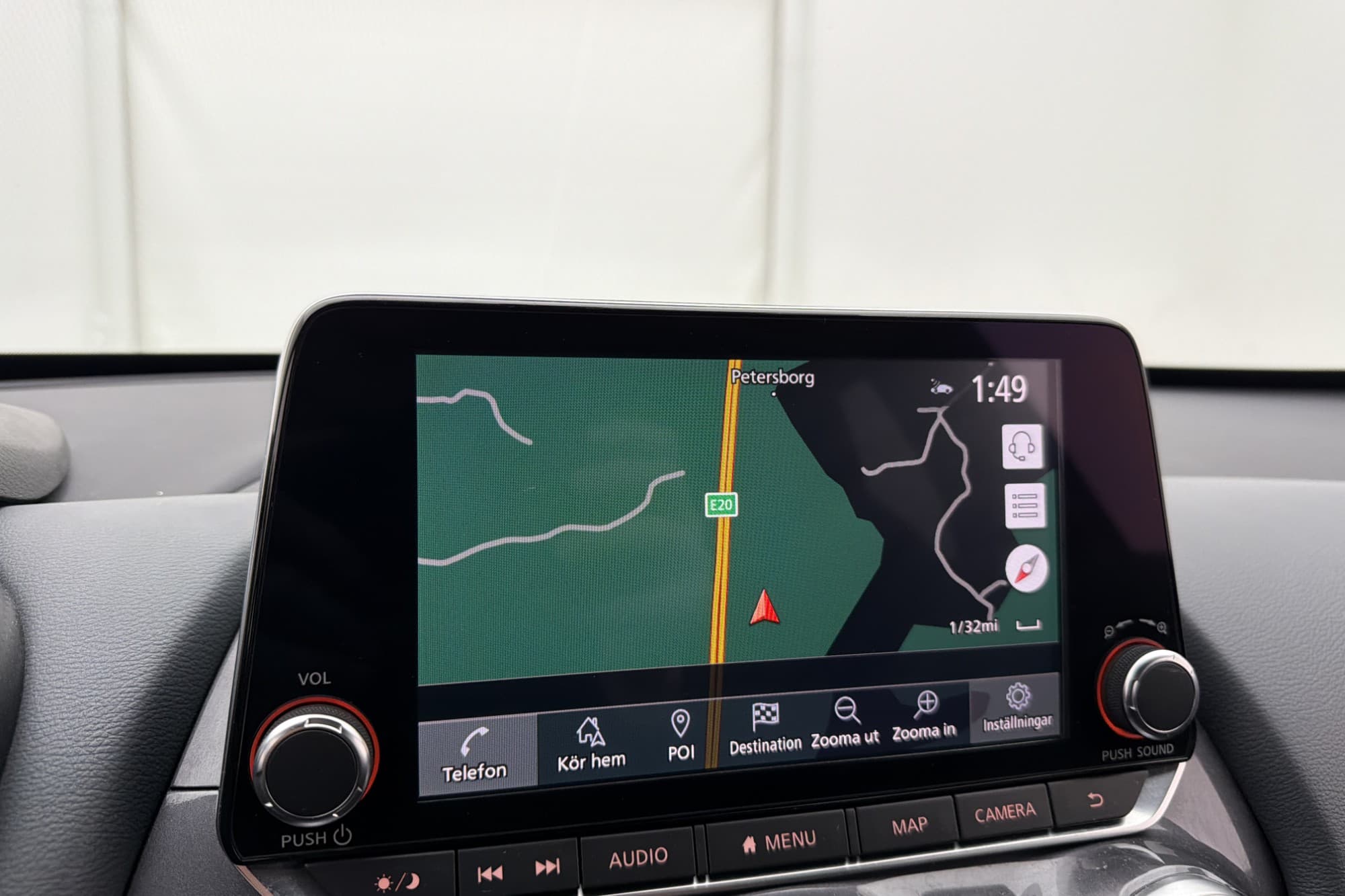 Nissan Juke 1.0 DIG-T Kamera Navi Keyless Nyservad Sensorer