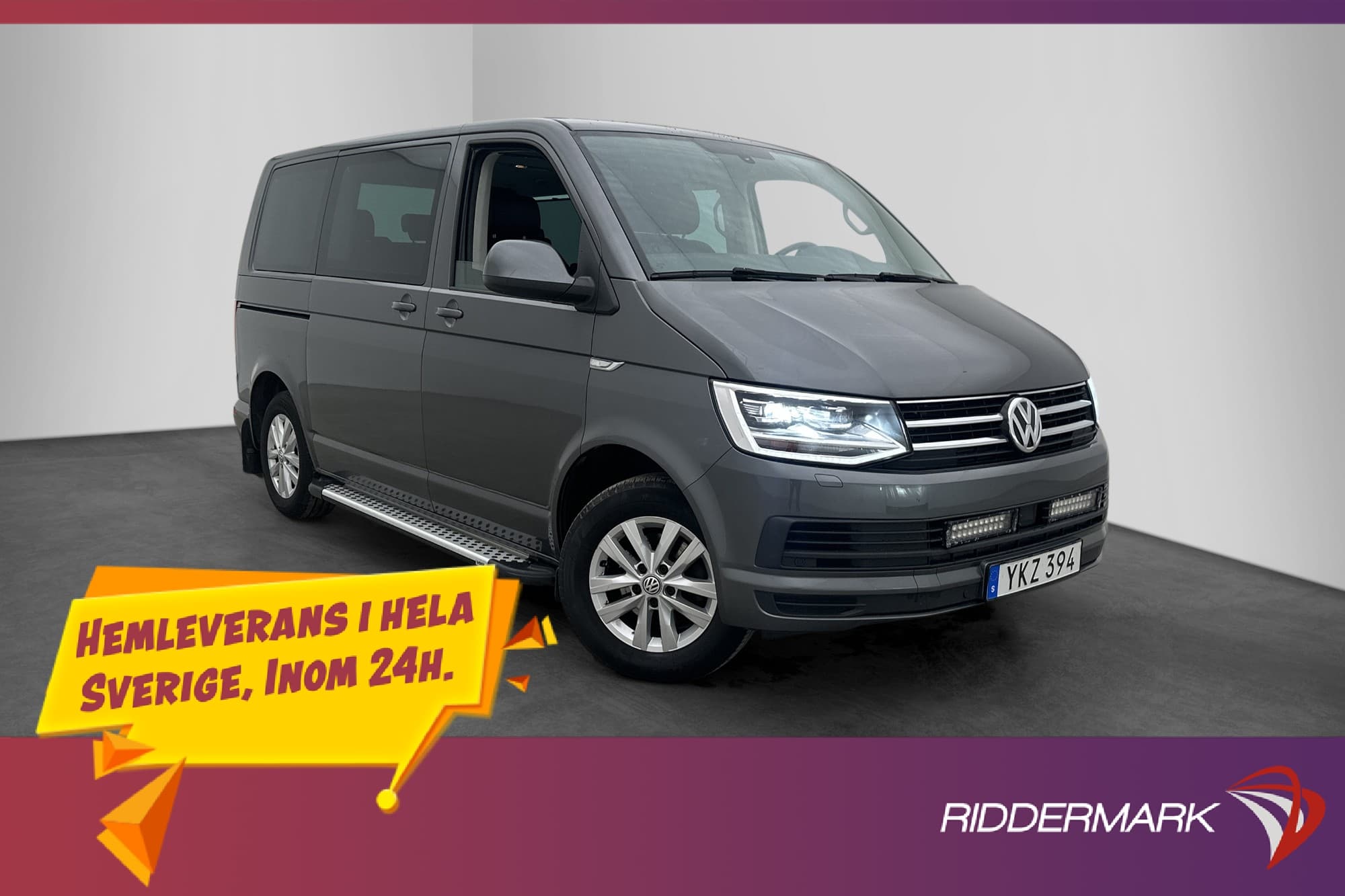 Volkswagen Multivan 2.0TSI Värm Drag Kamera El-Dörr CARPLAY