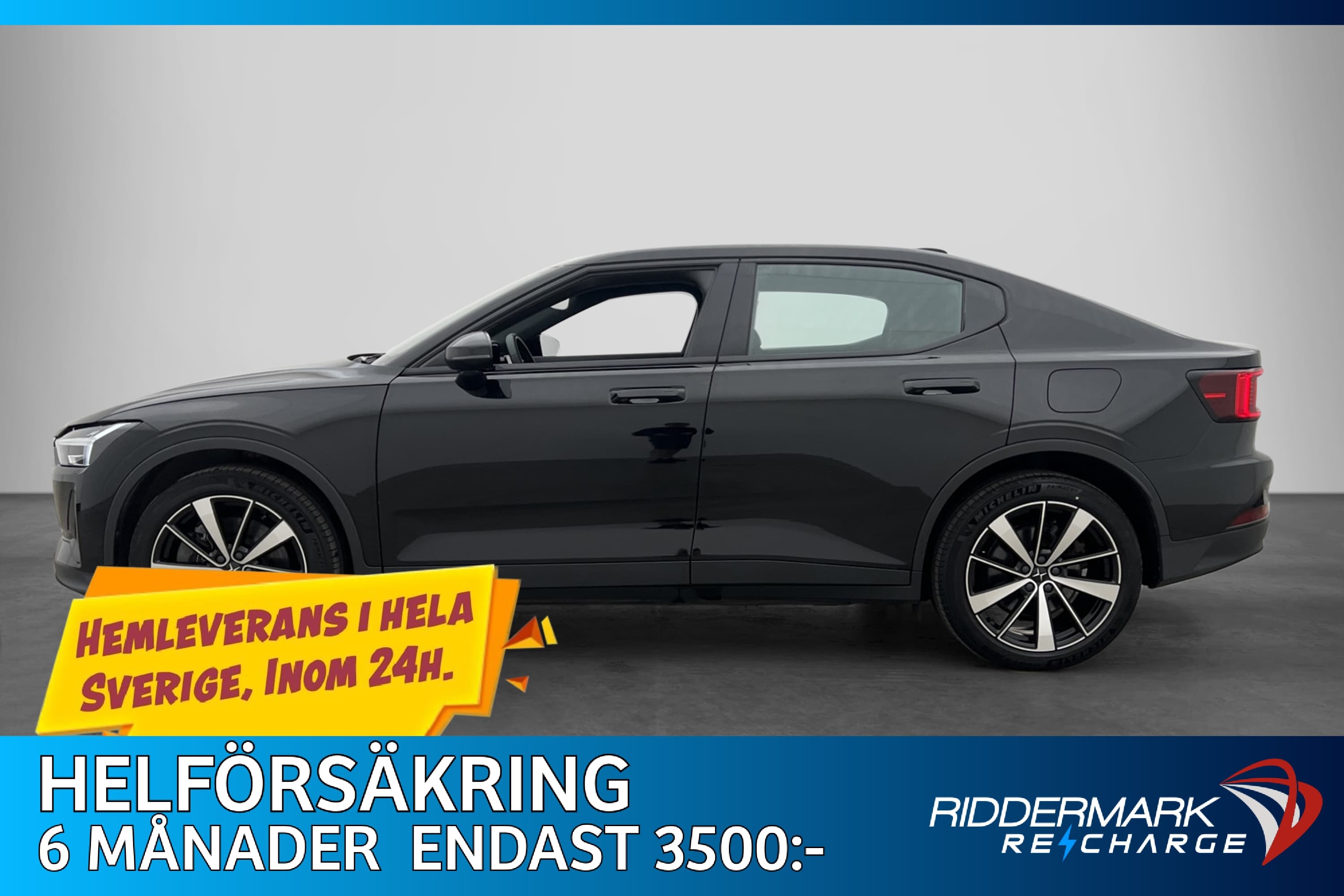 Polestar 2 Long Range 231hk Värmare Kamera CarPlay MOMS