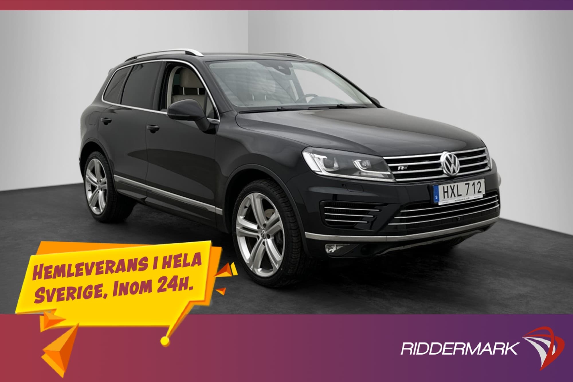 Volkswagen Touareg 4M 262hk R-Line Värmare Skinn Kamera Drag