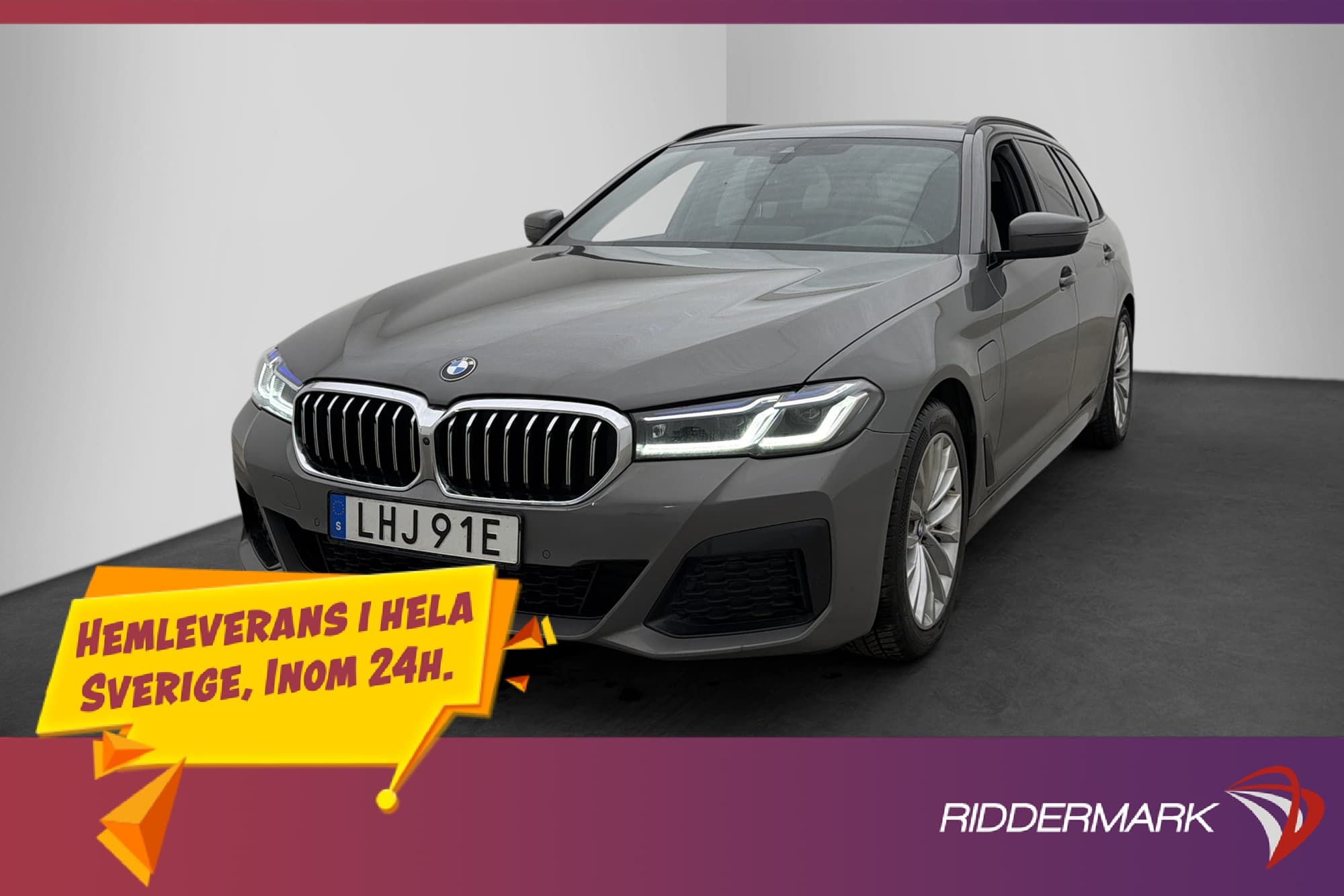 BMW 530 e Touring 292hk M Sport Värmare Drag HUD 360° Navi
