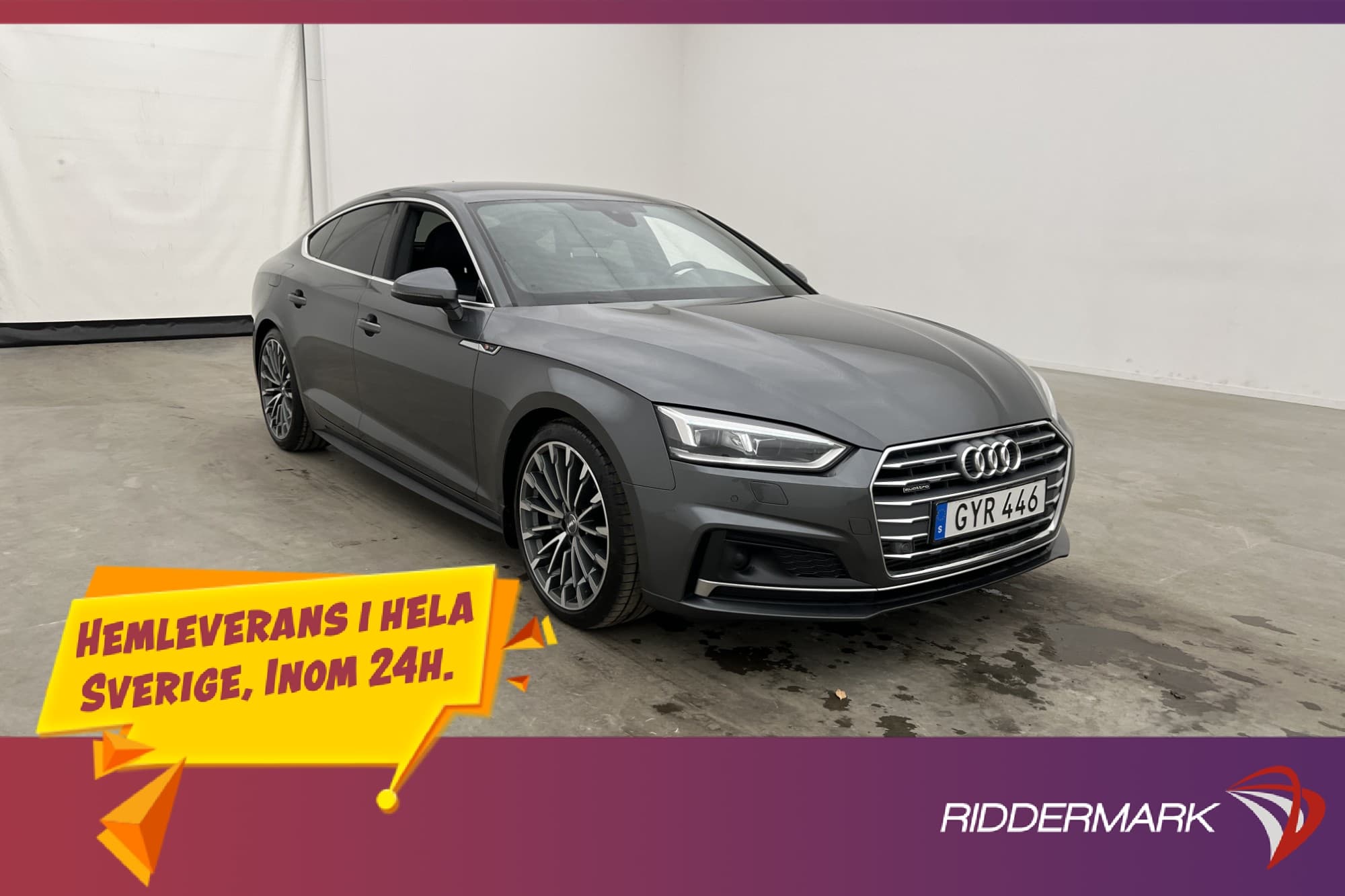 Audi A5 SB 2.0 TFSI Quattro 252hk S Line Sensorer Adap-fart