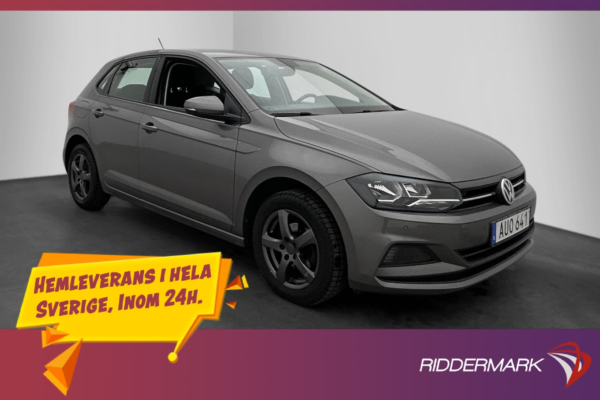 Volkswagen Polo 1.0 TSI P-sensorer Bluetooth 95hk