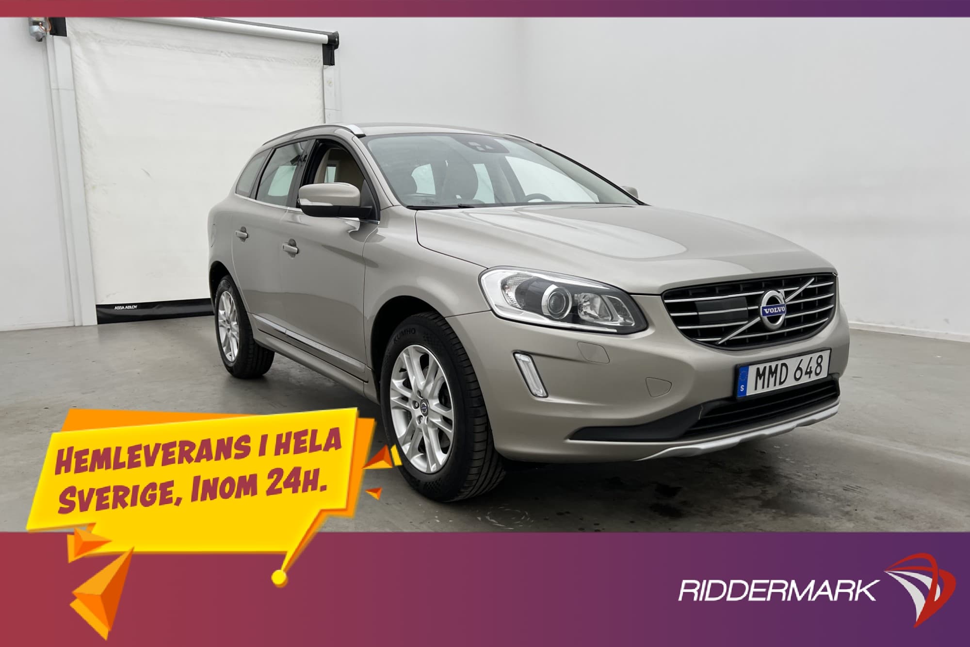 Volvo XC60 D4  Summum Skinn BLIS Dragkrok D-värm 181hk