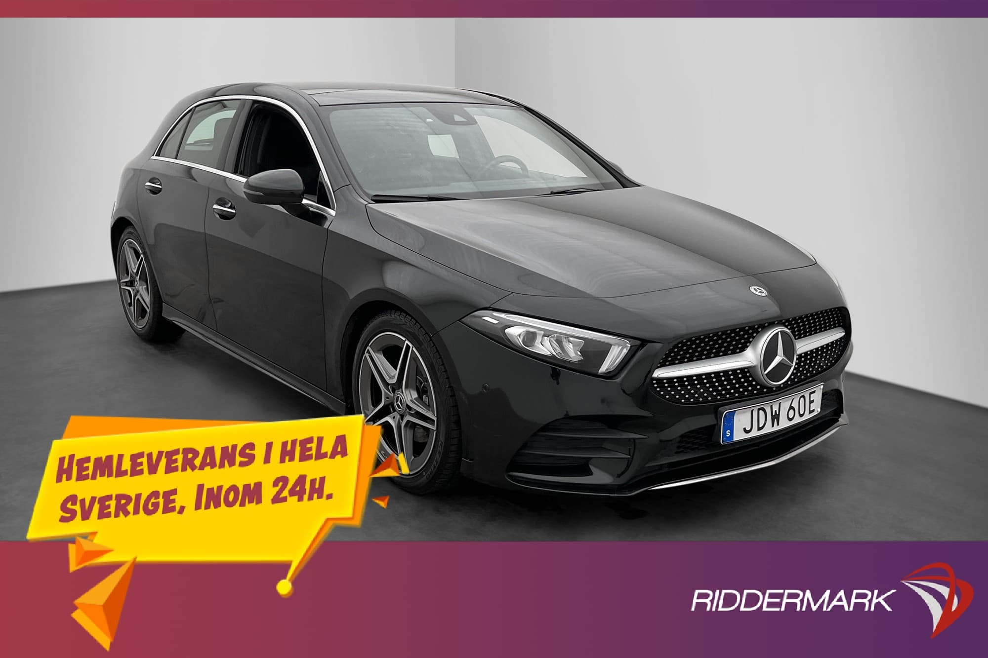 Mercedes-Benz A180 AMG P-Värmare Pano Midline Wide Kamera