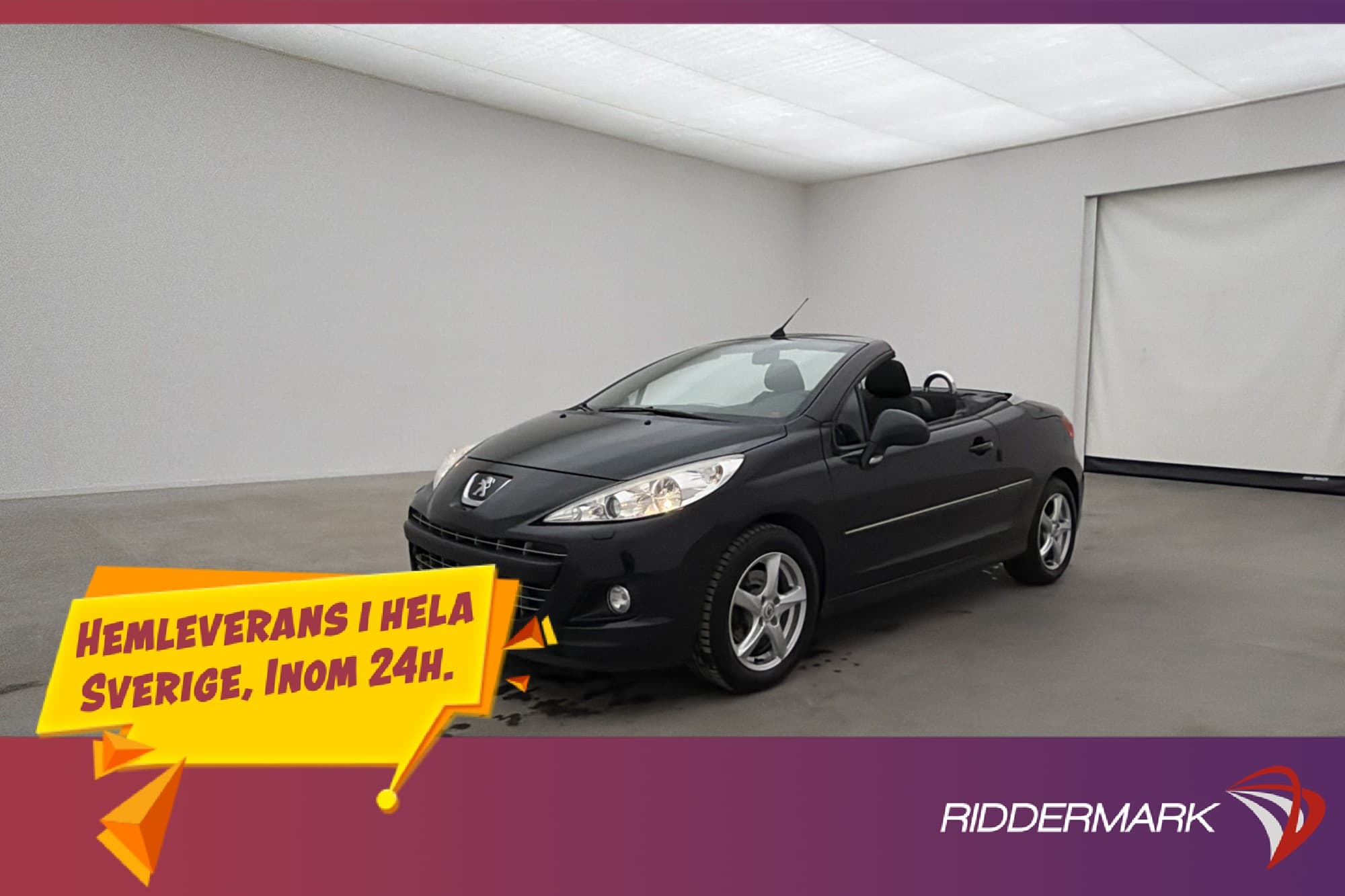 Peugeot 207 CC 1.6 VTi 120hk Cabriolet M&K-Värmare