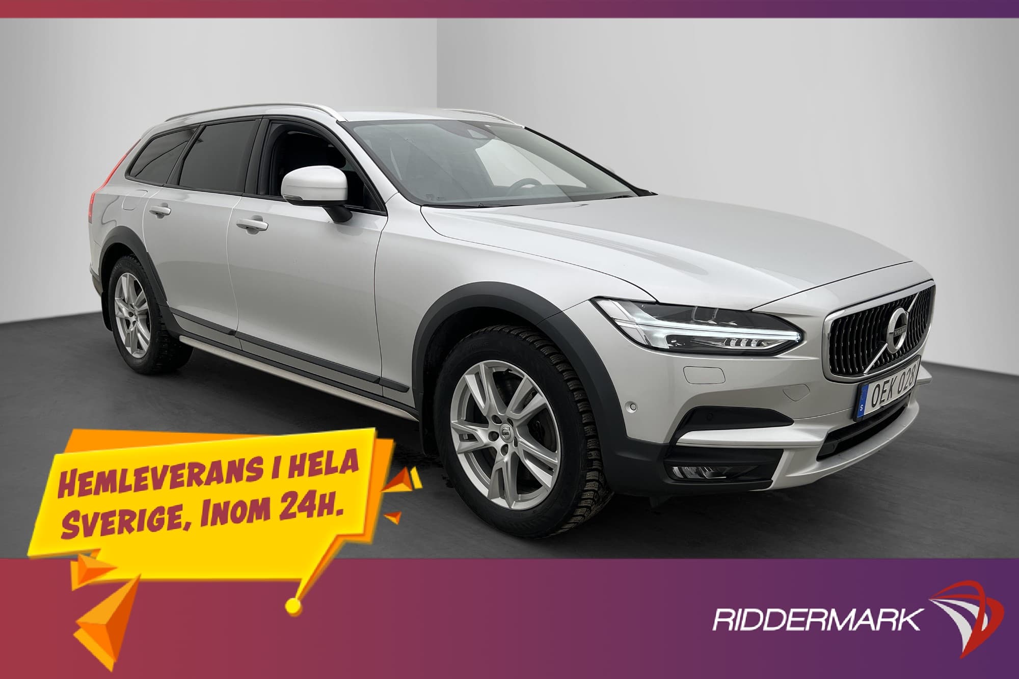 Volvo V90 Cross Country T5 AWD Inscription Skinn Värm Drag