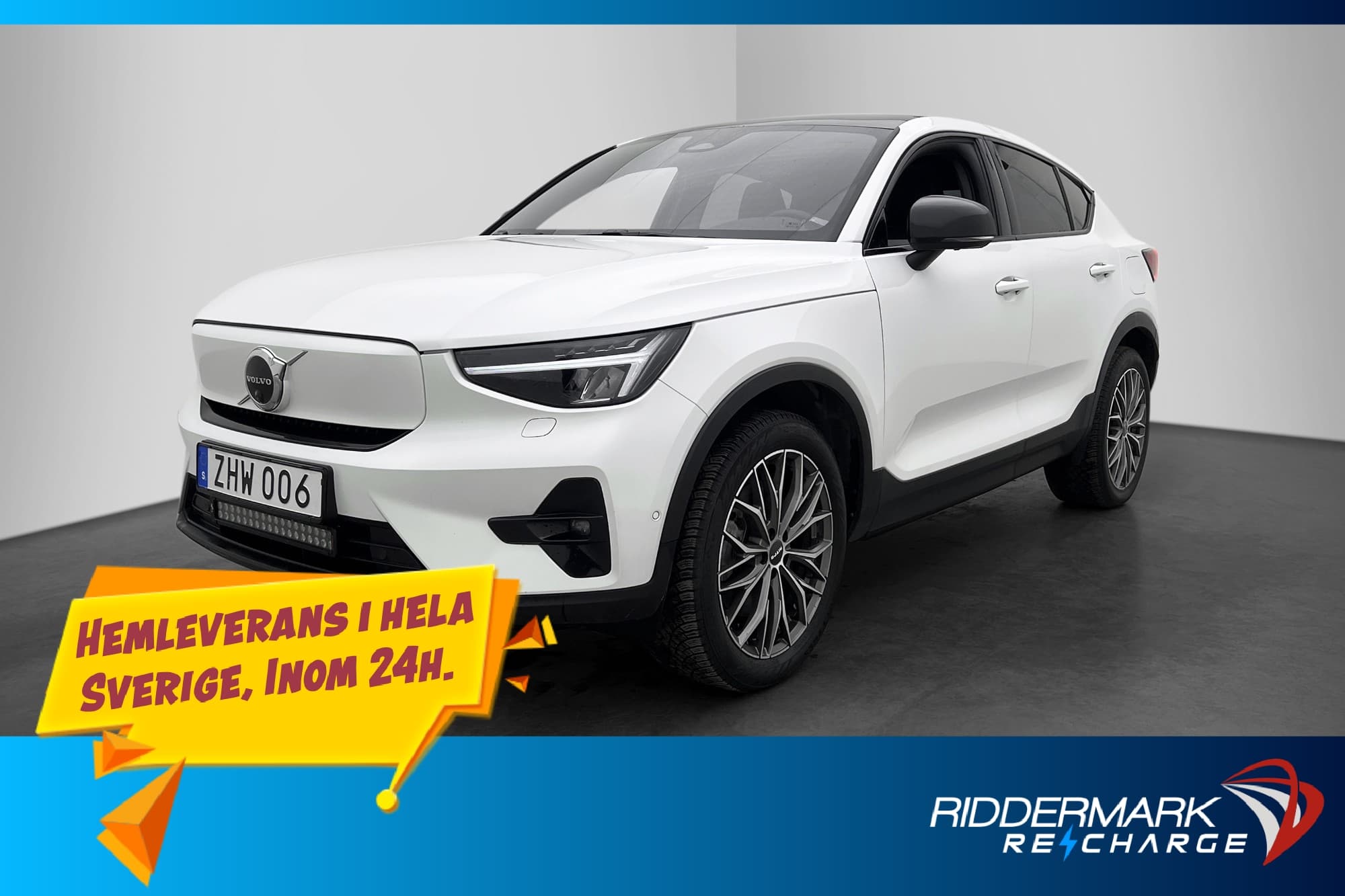 Volvo C40 Recharge Twin motor Ultimate Värmare Pano H/K Drag