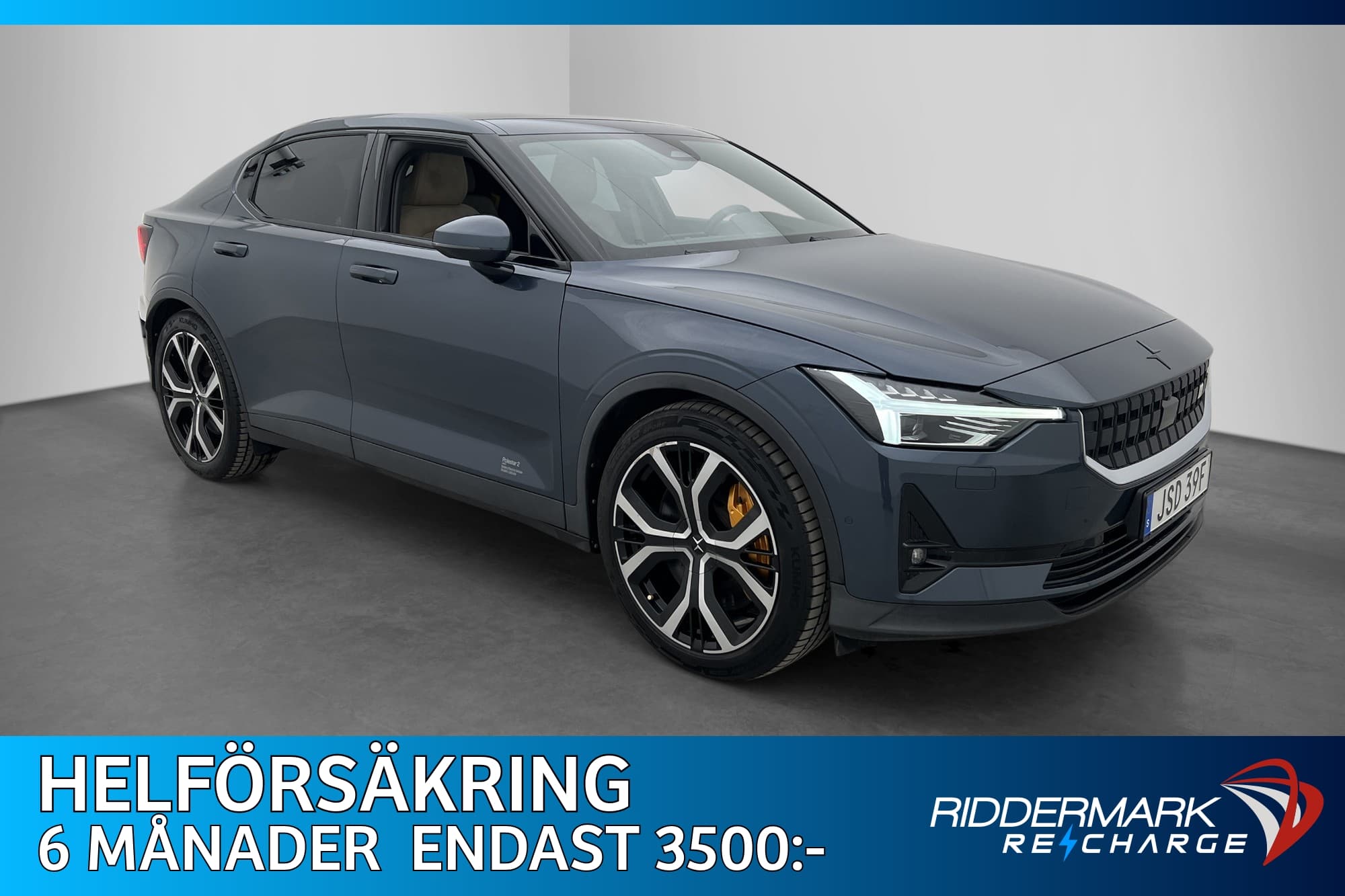 Polestar 2 Long Range Performance AWD Pano Skinn H/K 360°