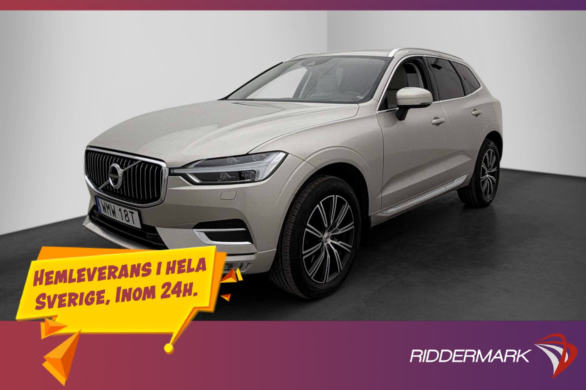 Volvo XC60 B5 AWD Inscription VOC Värm Pano Drag HUD 360°
